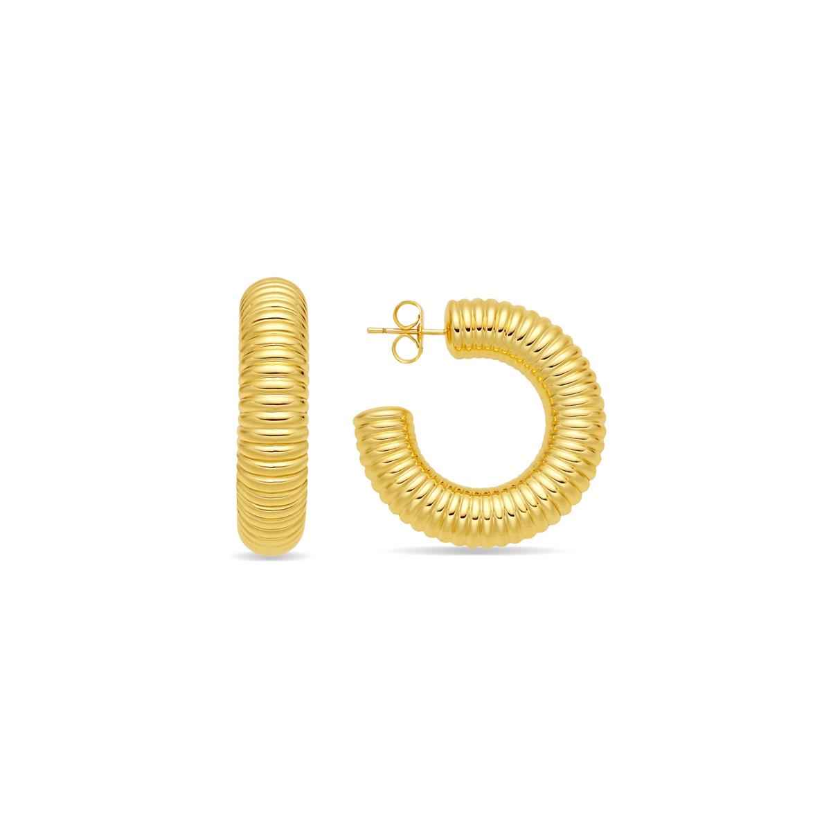 Pendientes Shagen acabado oro amarillo 18k - Shagen