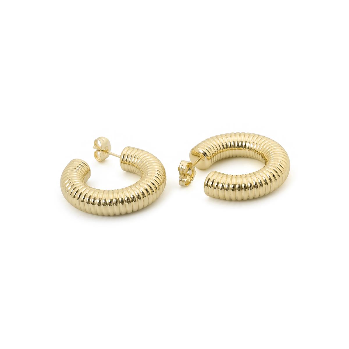 Pendientes Shagen acabado oro amarillo 18k - Shagen