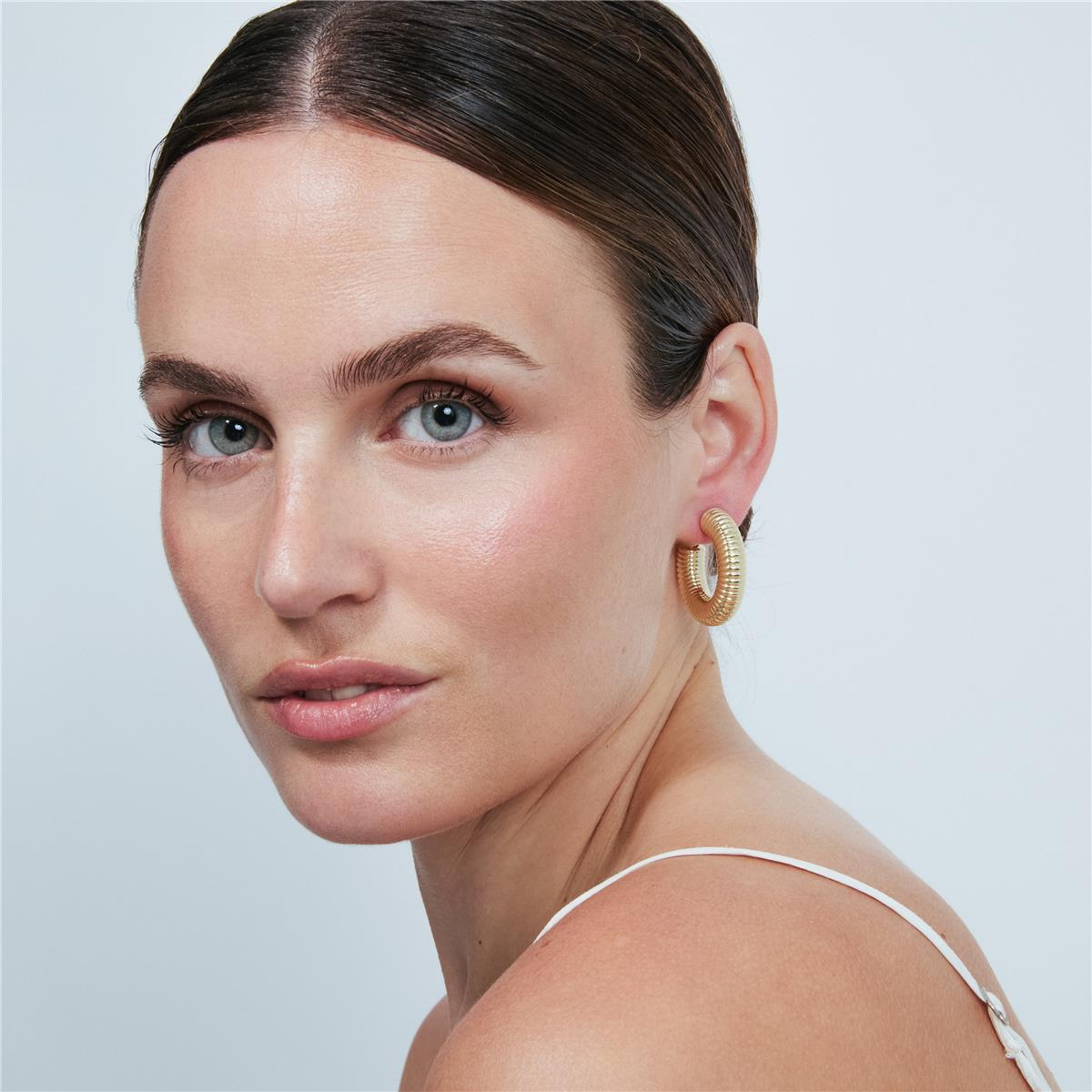 Pendientes Shagen acabado oro amarillo 18k - Shagen