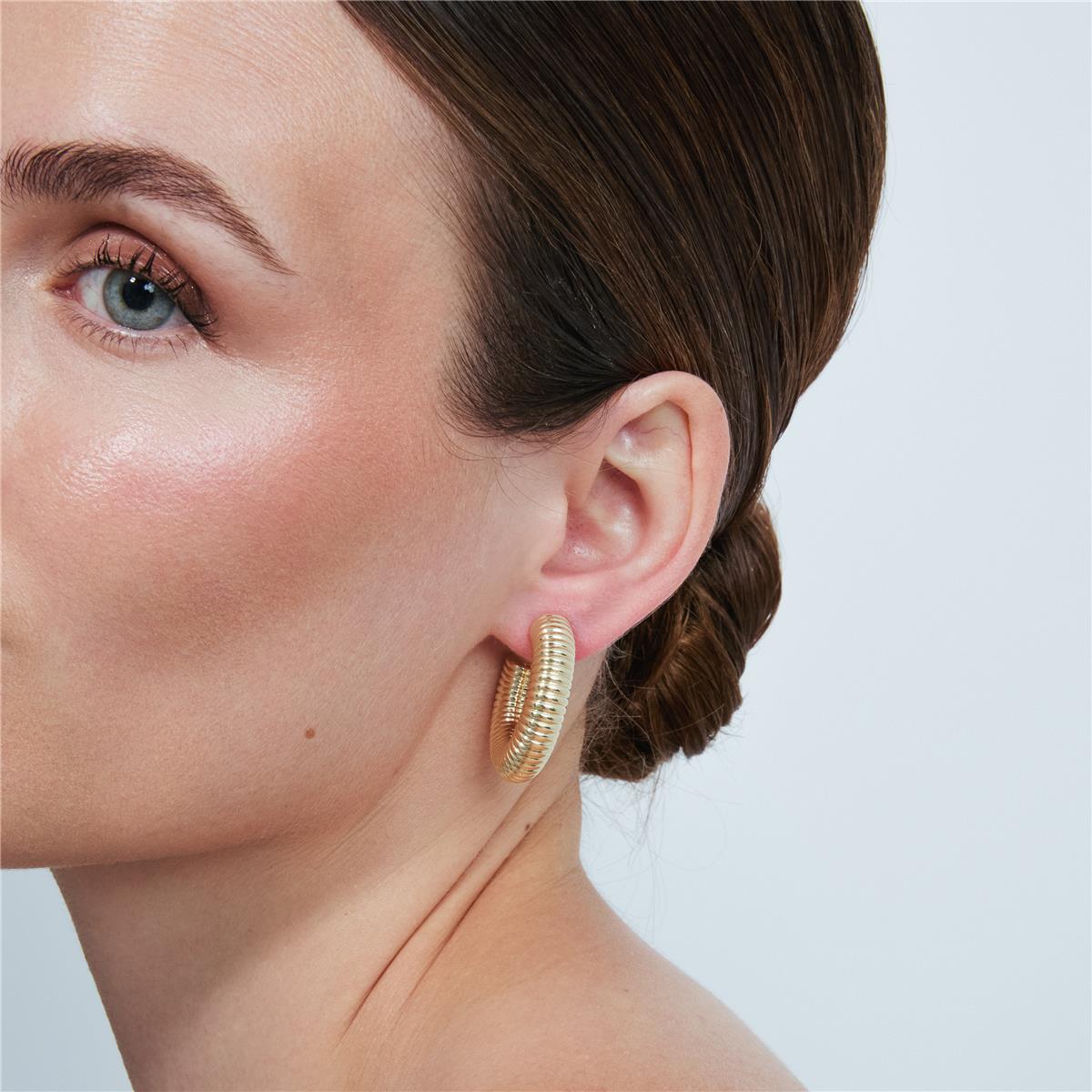 Pendientes Shagen acabado oro amarillo 18k - Shagen