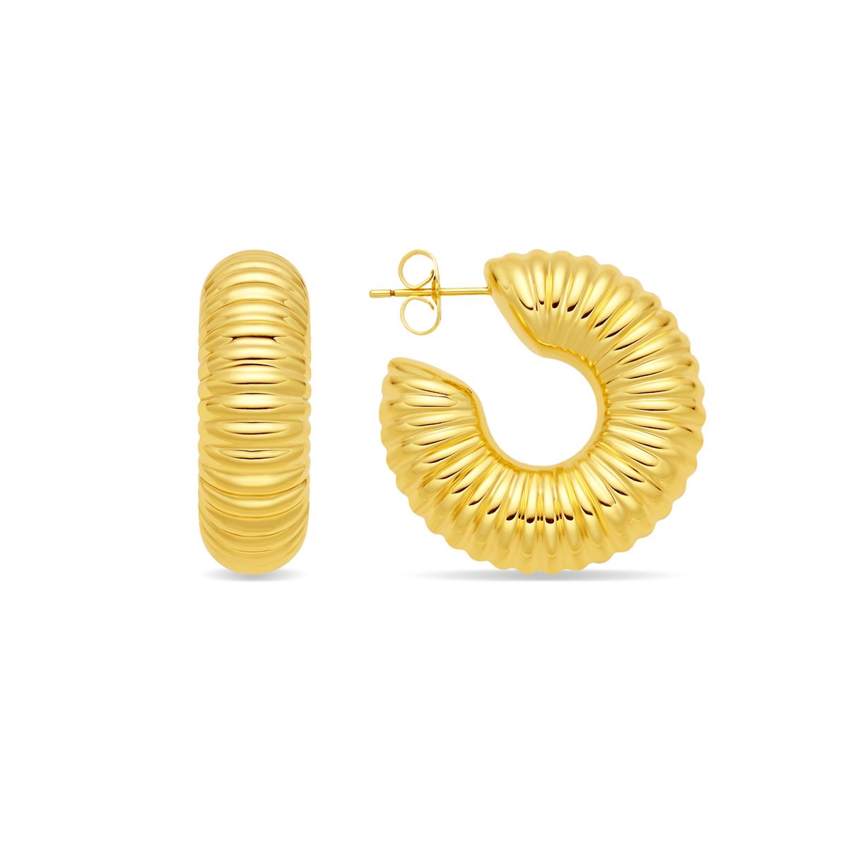Pendientes Namalor acabado oro amarillo 18k - Namalor
