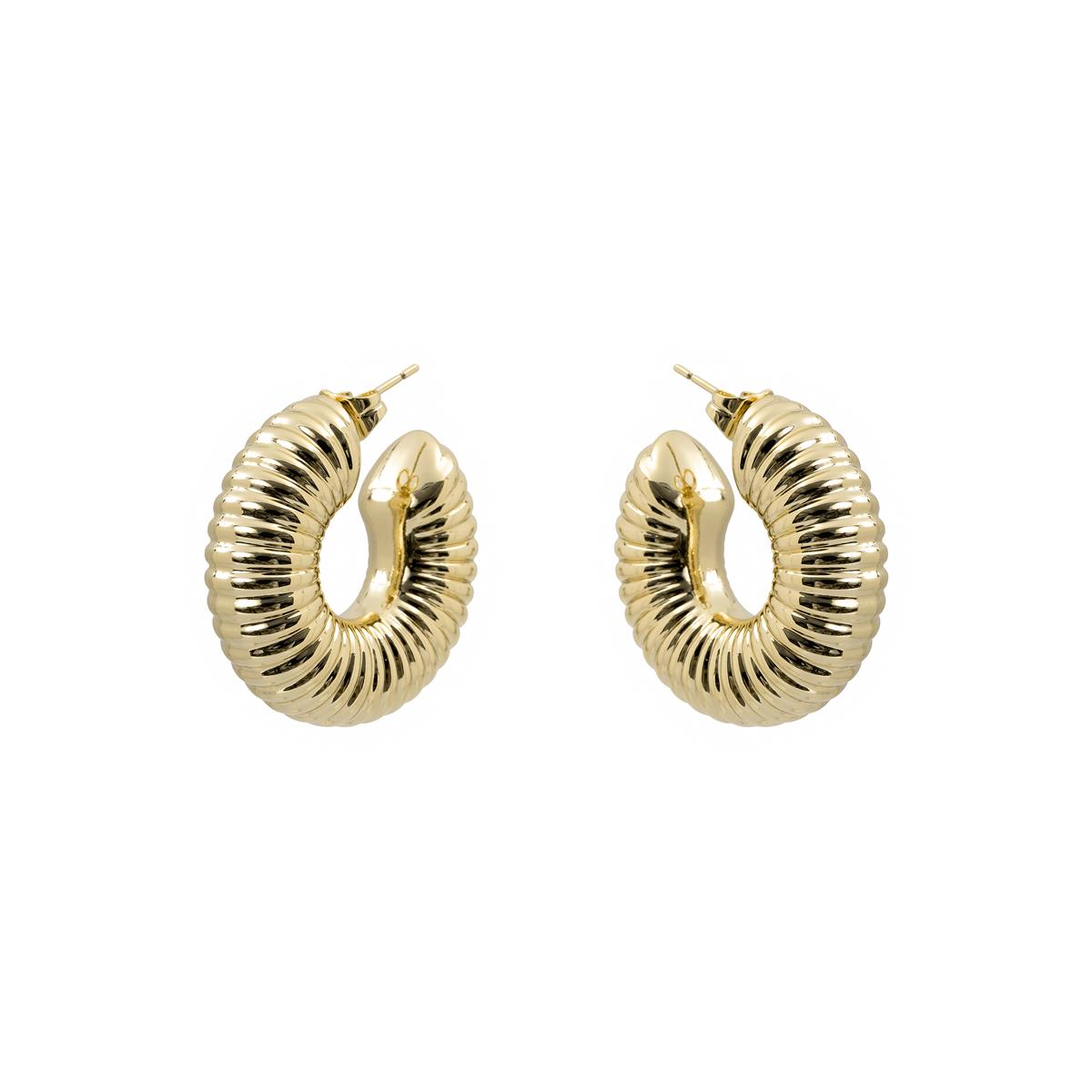 Pendientes Namalor acabado oro amarillo 18k - Namalor