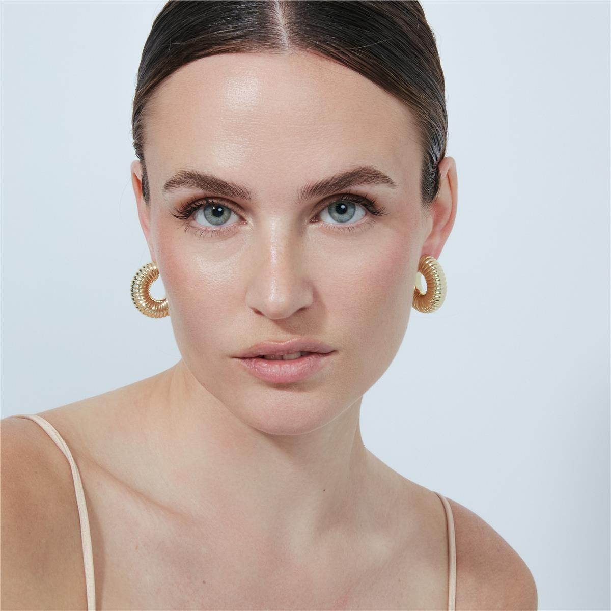 Pendientes Namalor acabado oro amarillo 18k - Namalor
