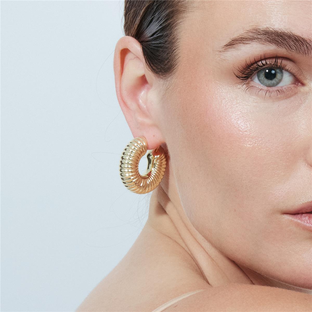Pendientes Namalor acabado oro amarillo 18k - Namalor