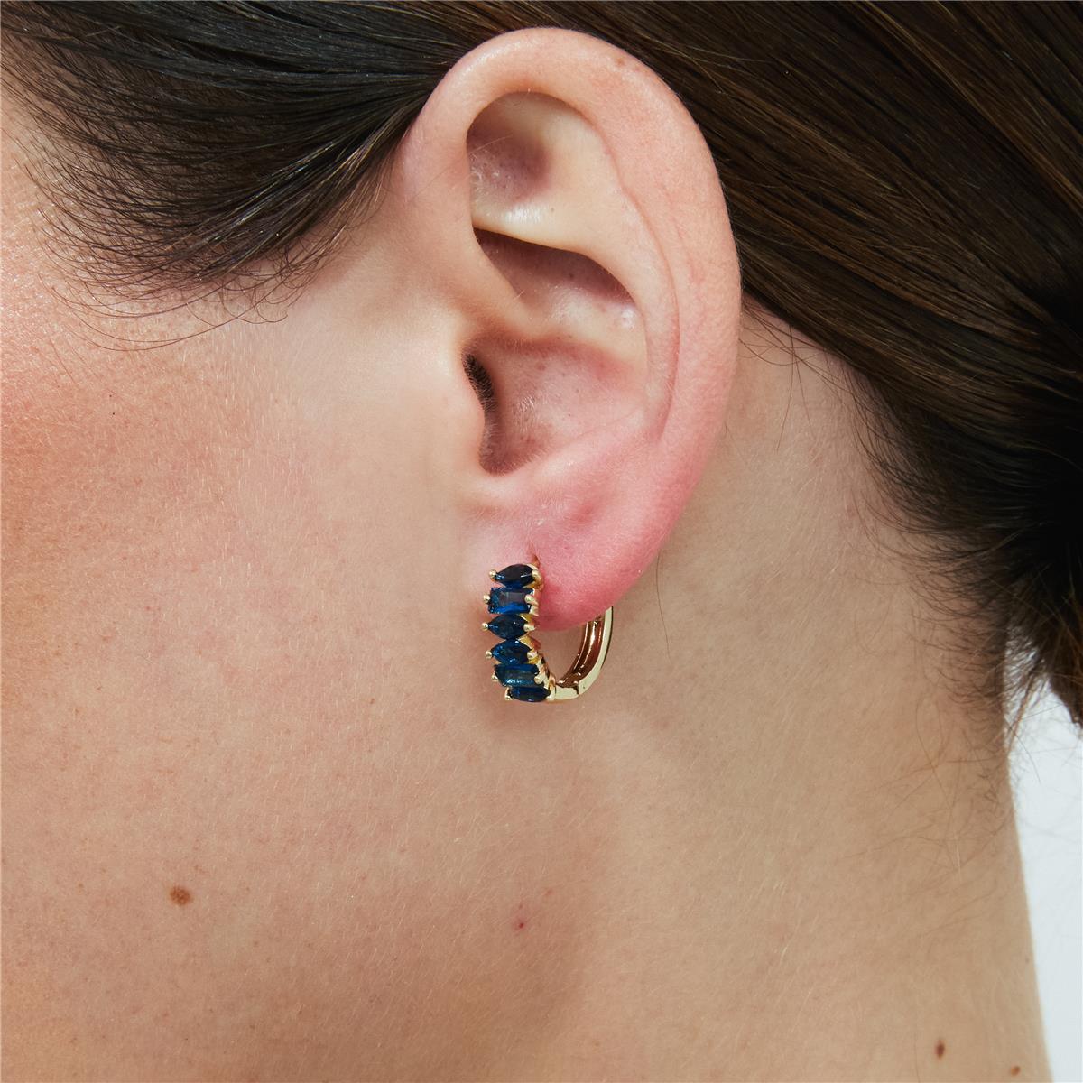 Pendientes Haipol acabado oro amarillo 18k - Haipol