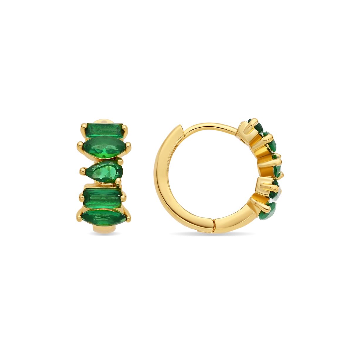 Haipol Ohrringe mit 18k Gelbgold-Finish - Haipol