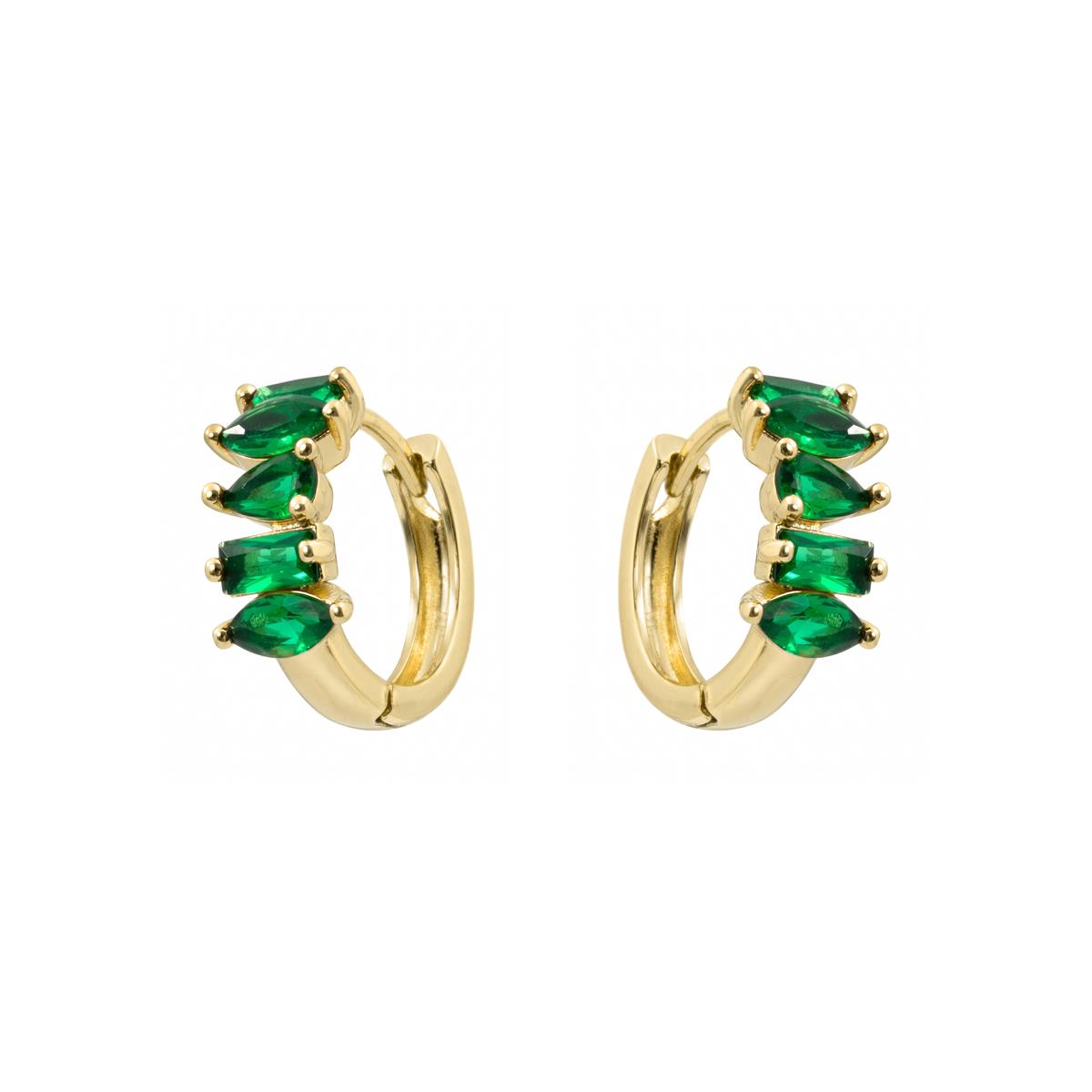 Haipol Ohrringe mit 18k Gelbgold-Finish - Haipol