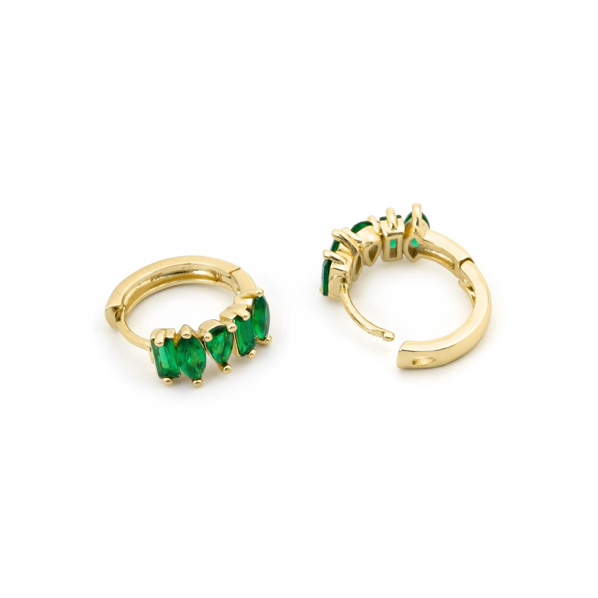 Haipol Ohrringe mit 18k Gelbgold-Finish - Haipol