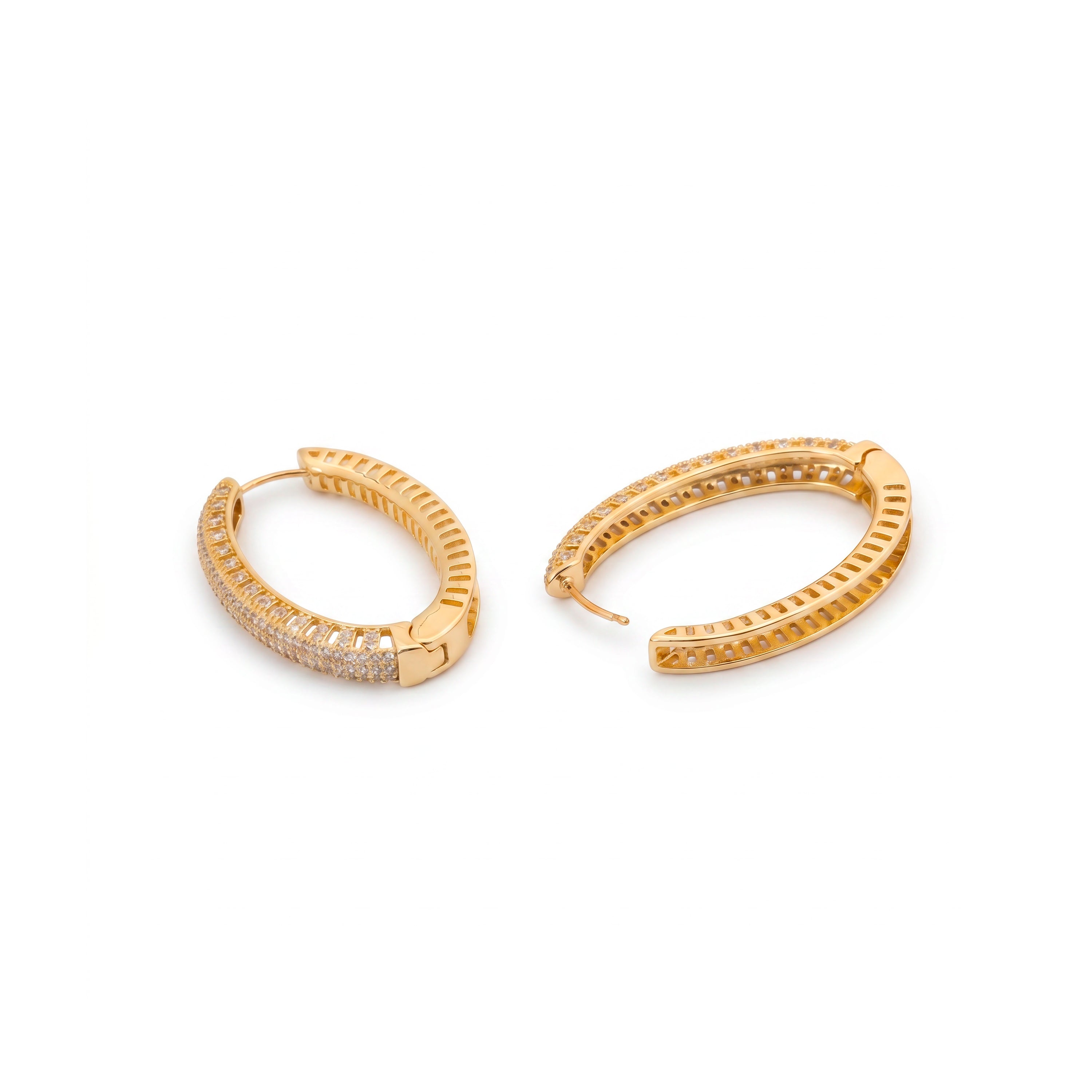 Pendientes Tezci acabado oro amarillo 18k - Tezci