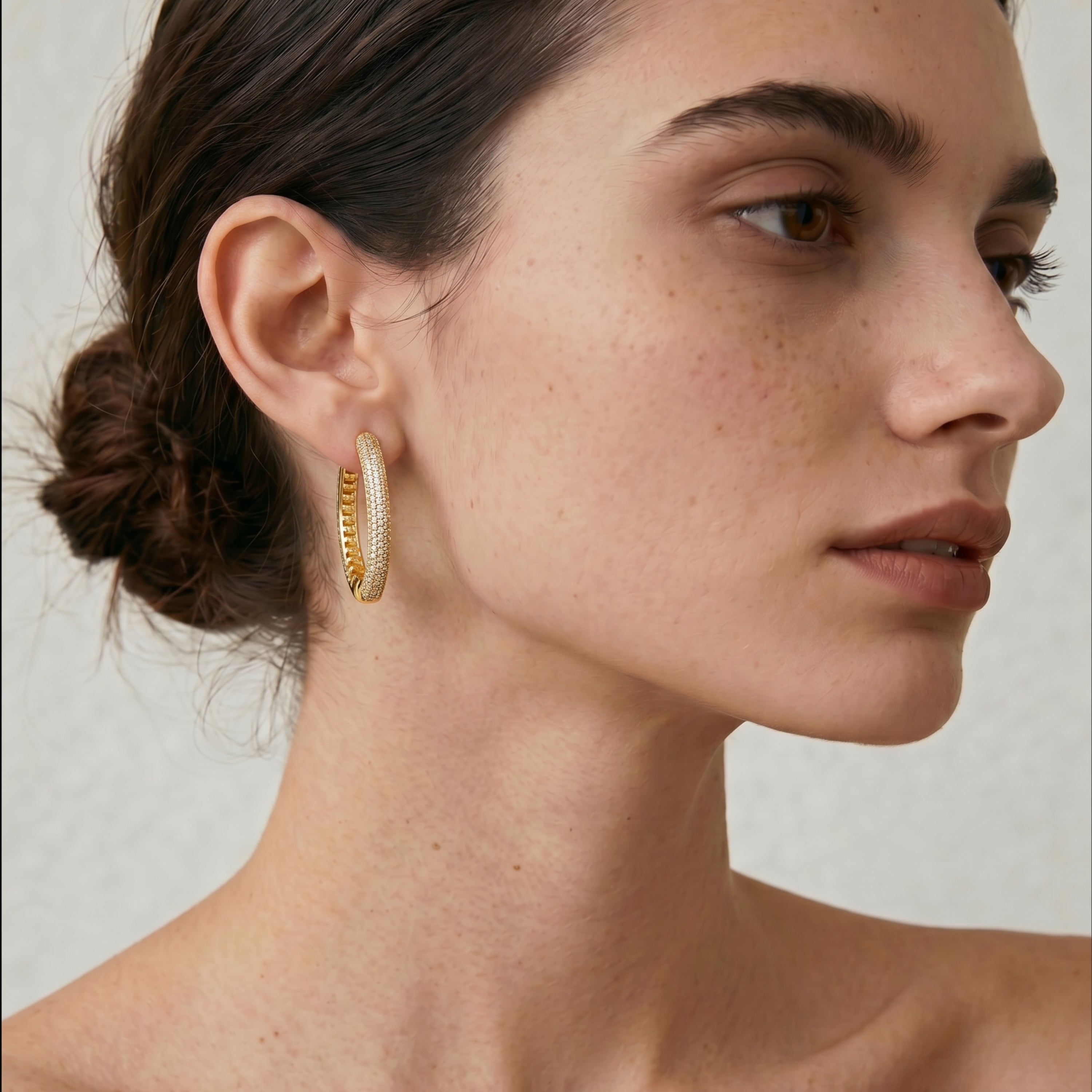 Ohrringe Tezci 18k Gelbgold-Finish - Tezci