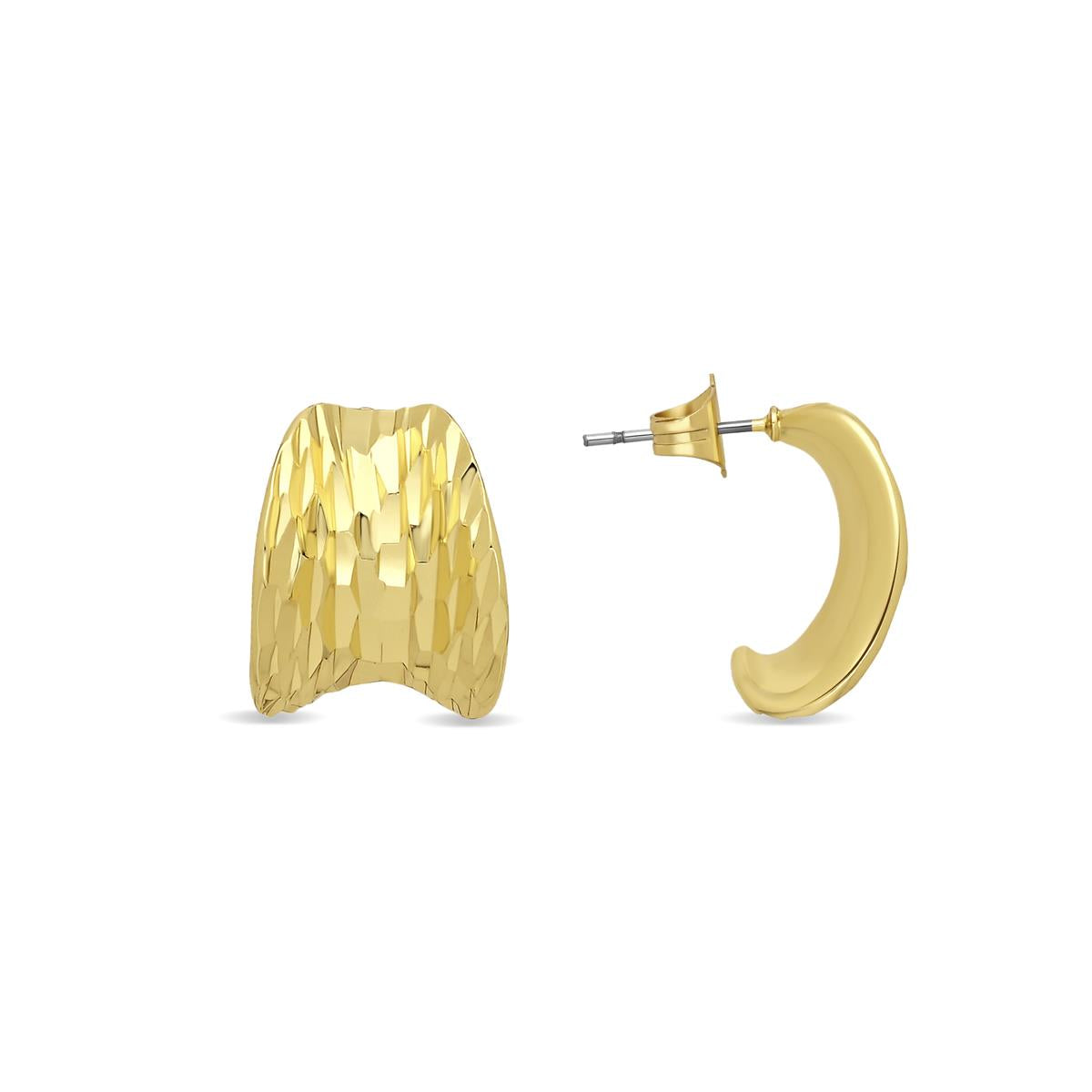 Pendientes Melti acabado oro amarillo 18k - Melti