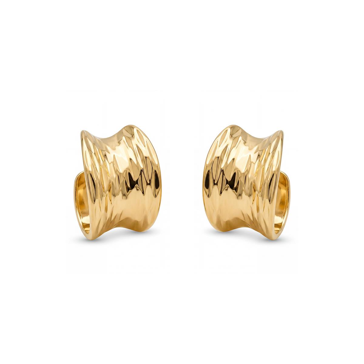 Pendientes Melti acabado oro amarillo 18k - Melti