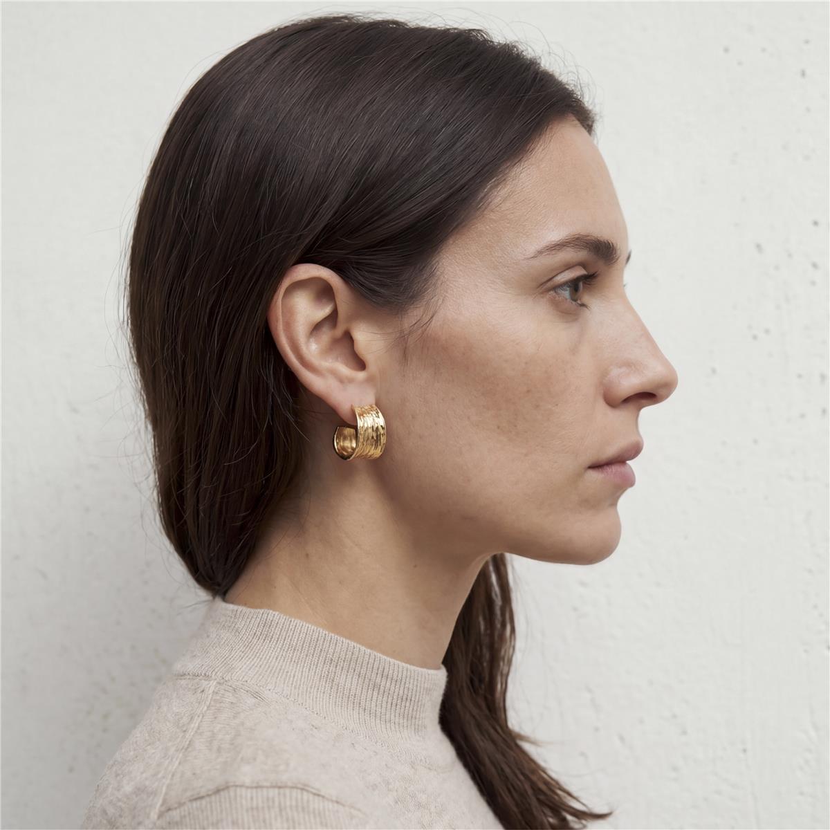 Pendientes Melti acabado oro amarillo 18k - Melti
