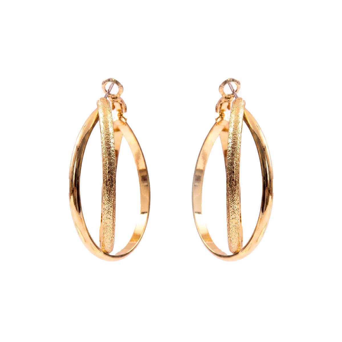 Pendientes Rasfen acabado oro amarillo 18k - Rasfen