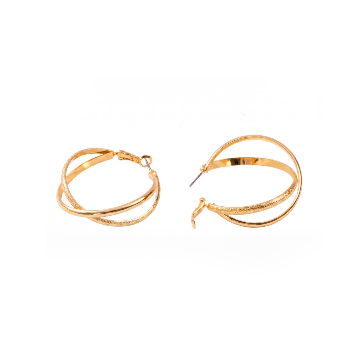 Pendientes Rasfen acabado oro amarillo 18k - Rasfen
