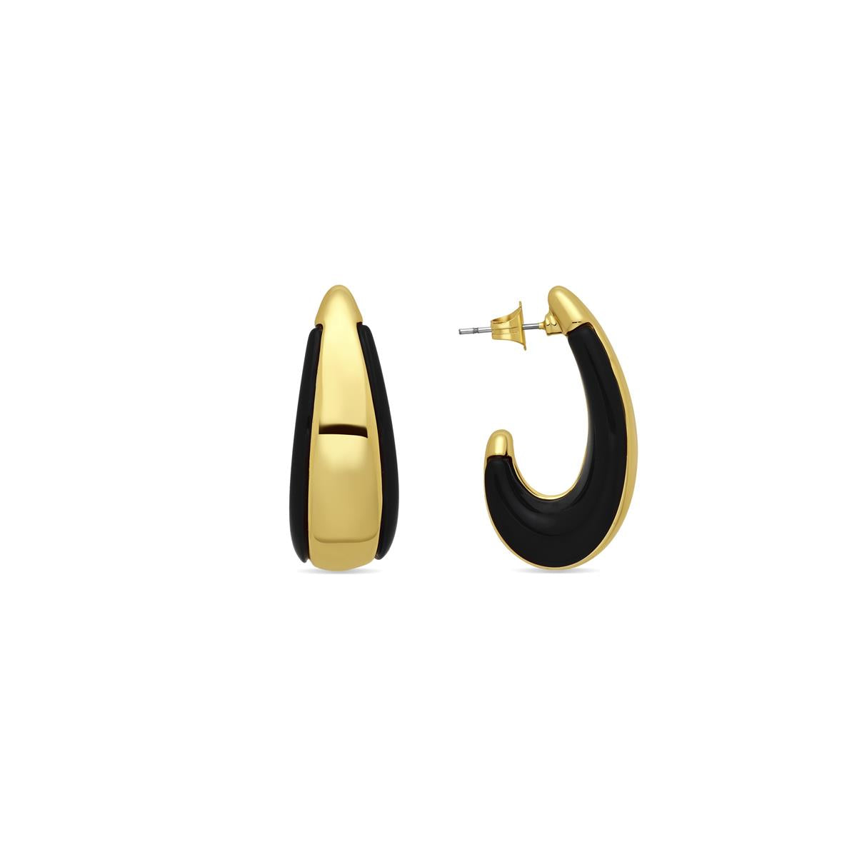 Ohrringe Nurba 18 Karat Gelbgold-Finish - Nurba