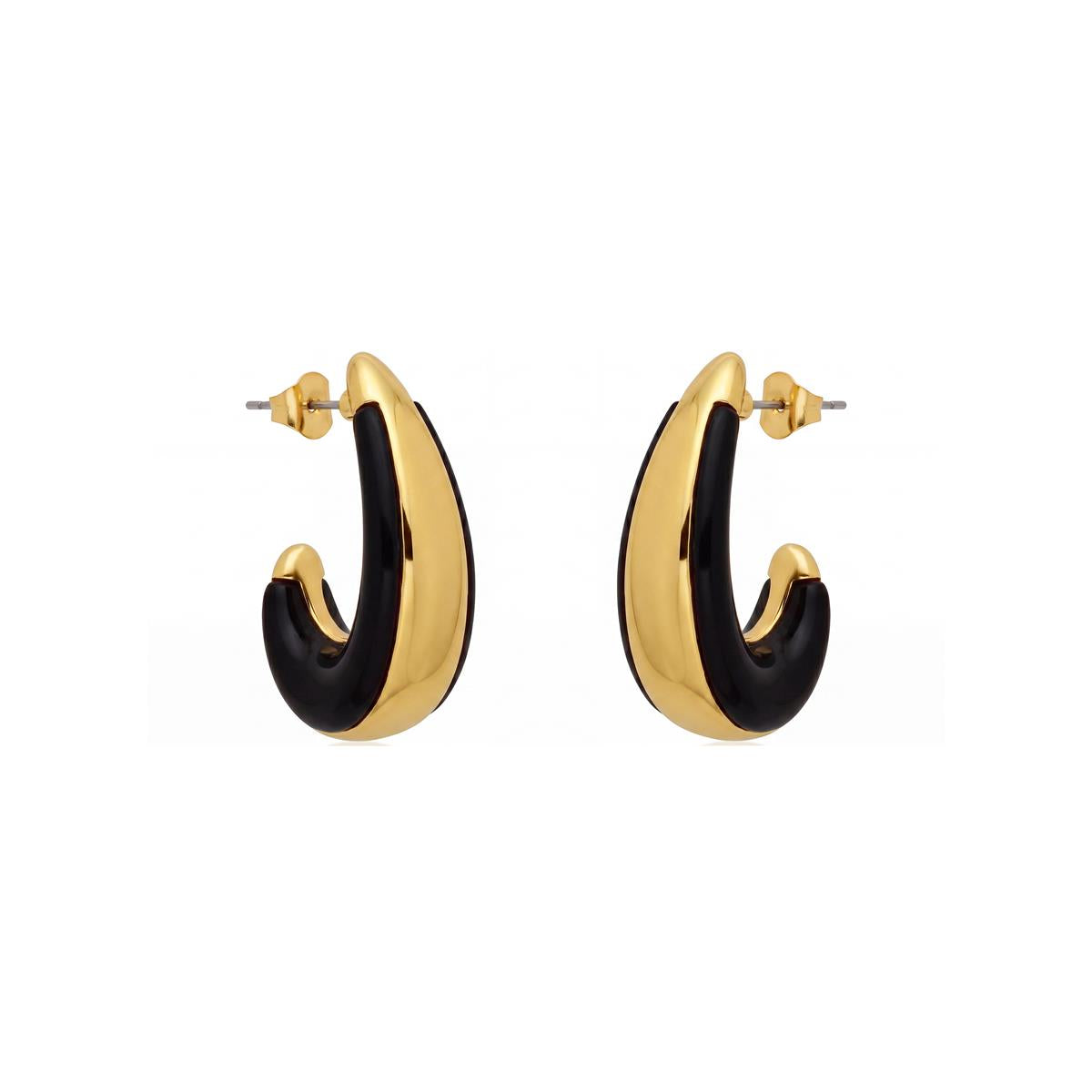 Ohrringe Nurba 18 Karat Gelbgold-Finish - Nurba