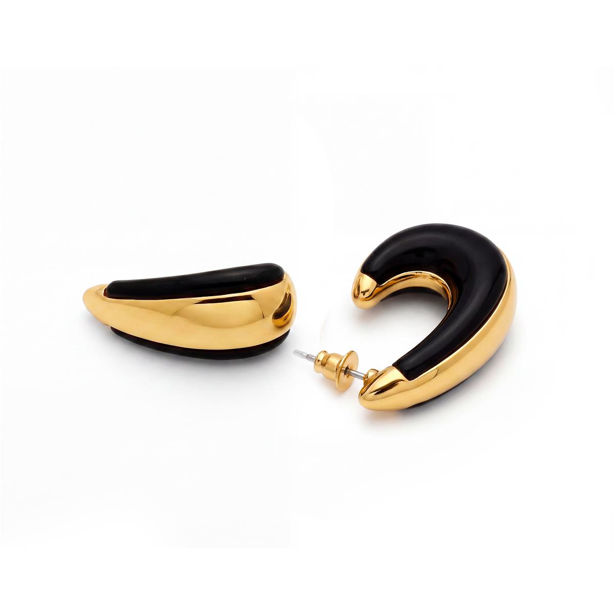 Ohrringe Nurba 18 Karat Gelbgold-Finish - Nurba