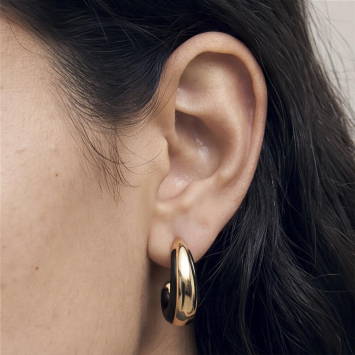 Ohrringe Nurba 18 Karat Gelbgold-Finish - Nurba