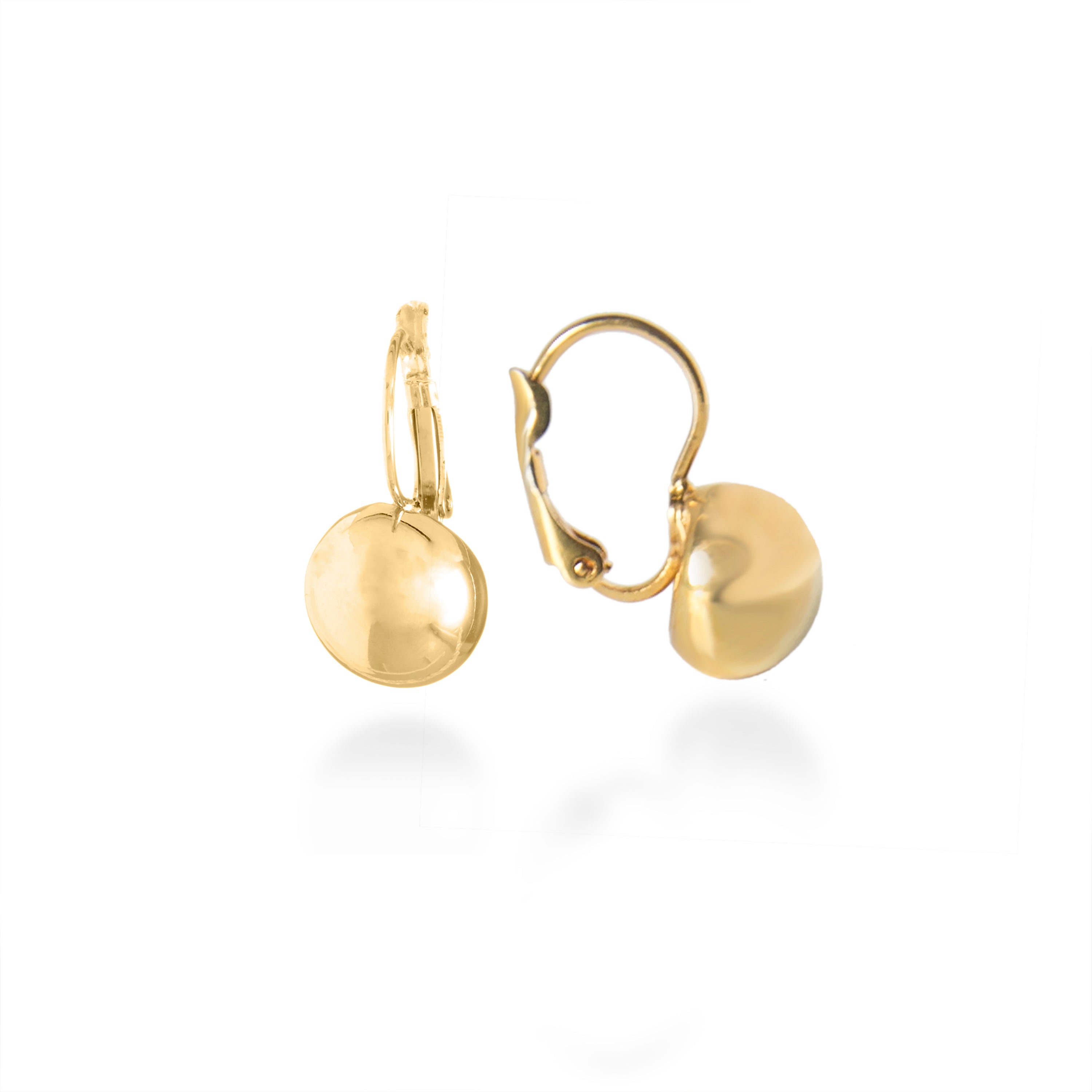 Boucles d'oreilles finition or jaune 18K - Nenje