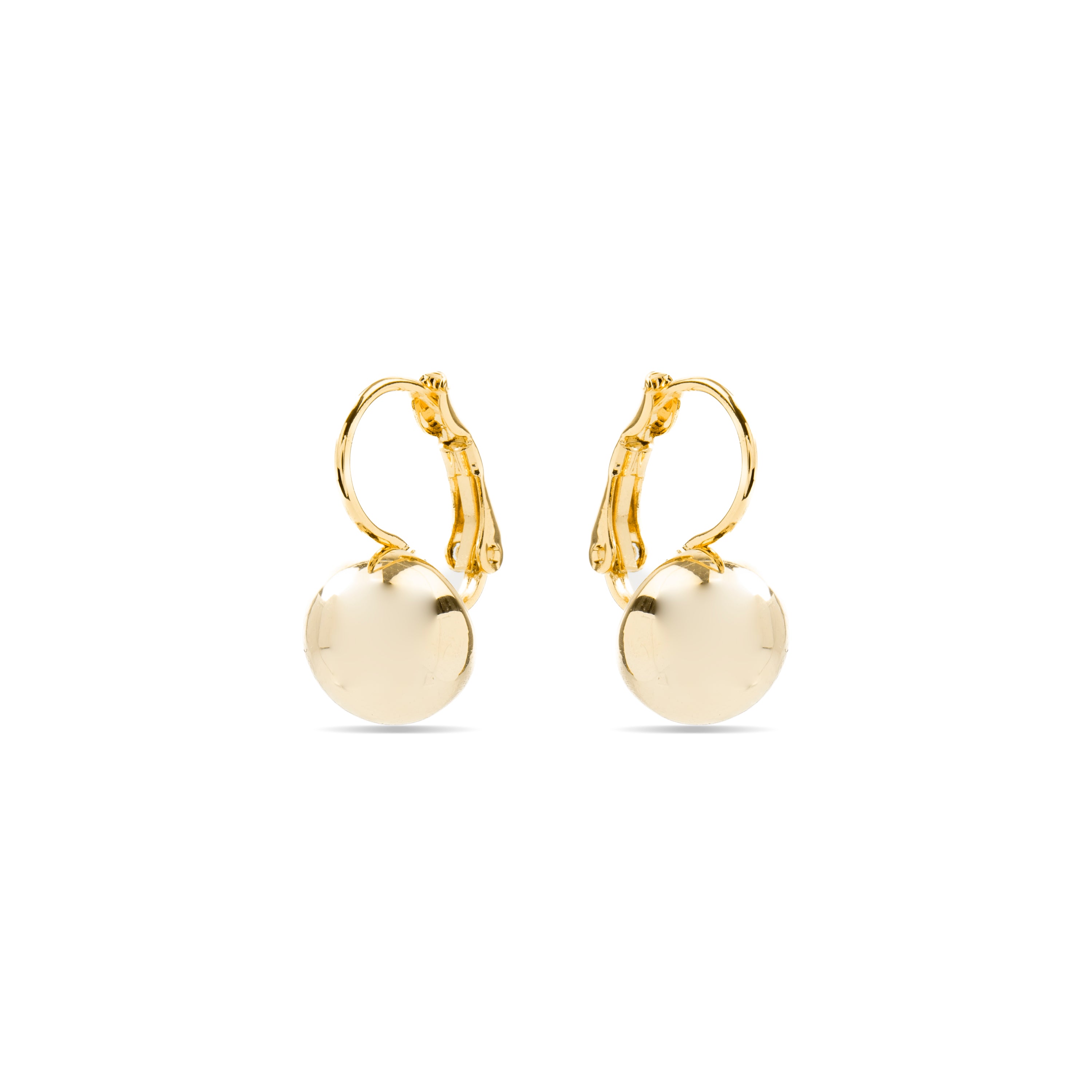 Pendientes acabados en oro amarillo 18K - Nenje