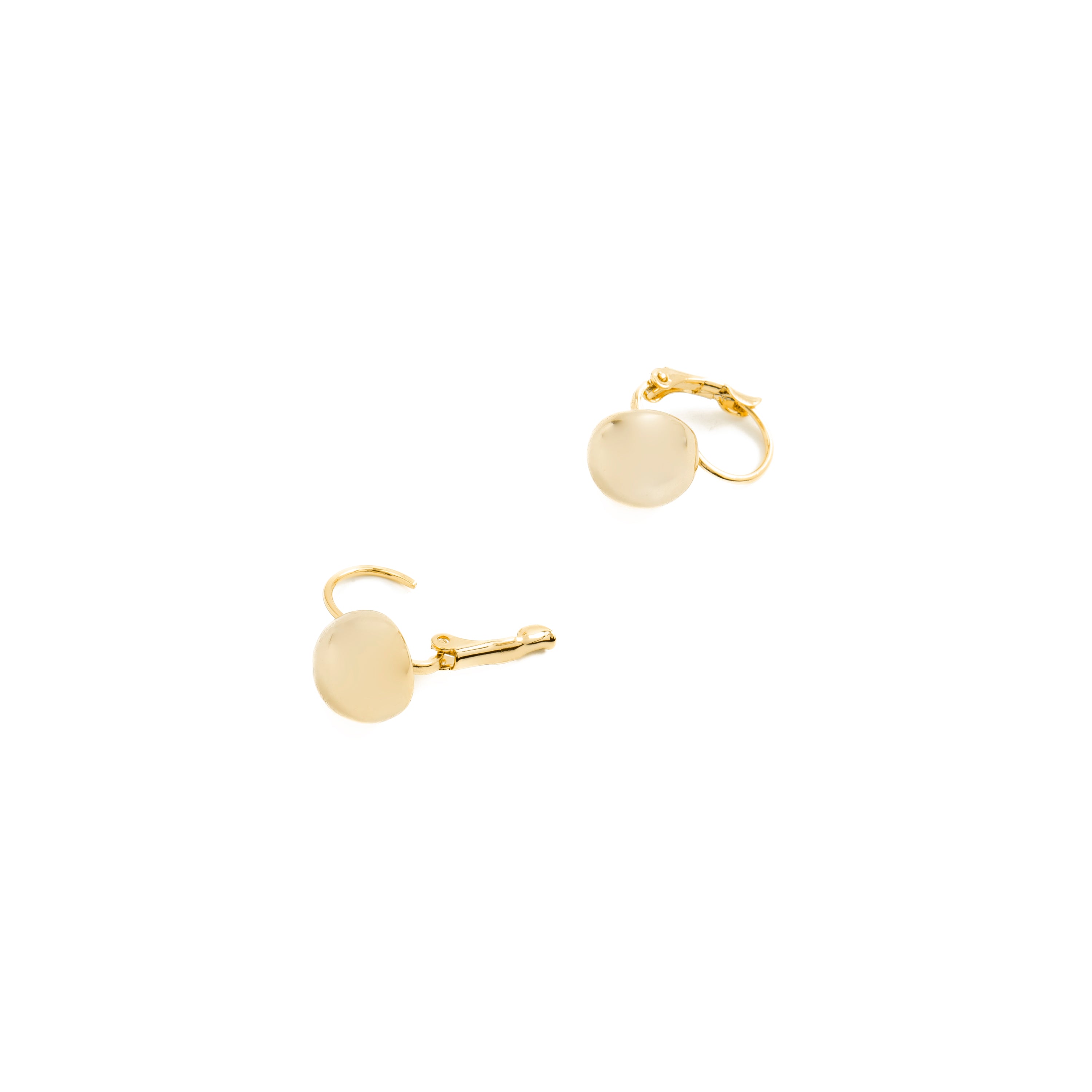 Pendientes acabados en oro amarillo 18K - Nenje