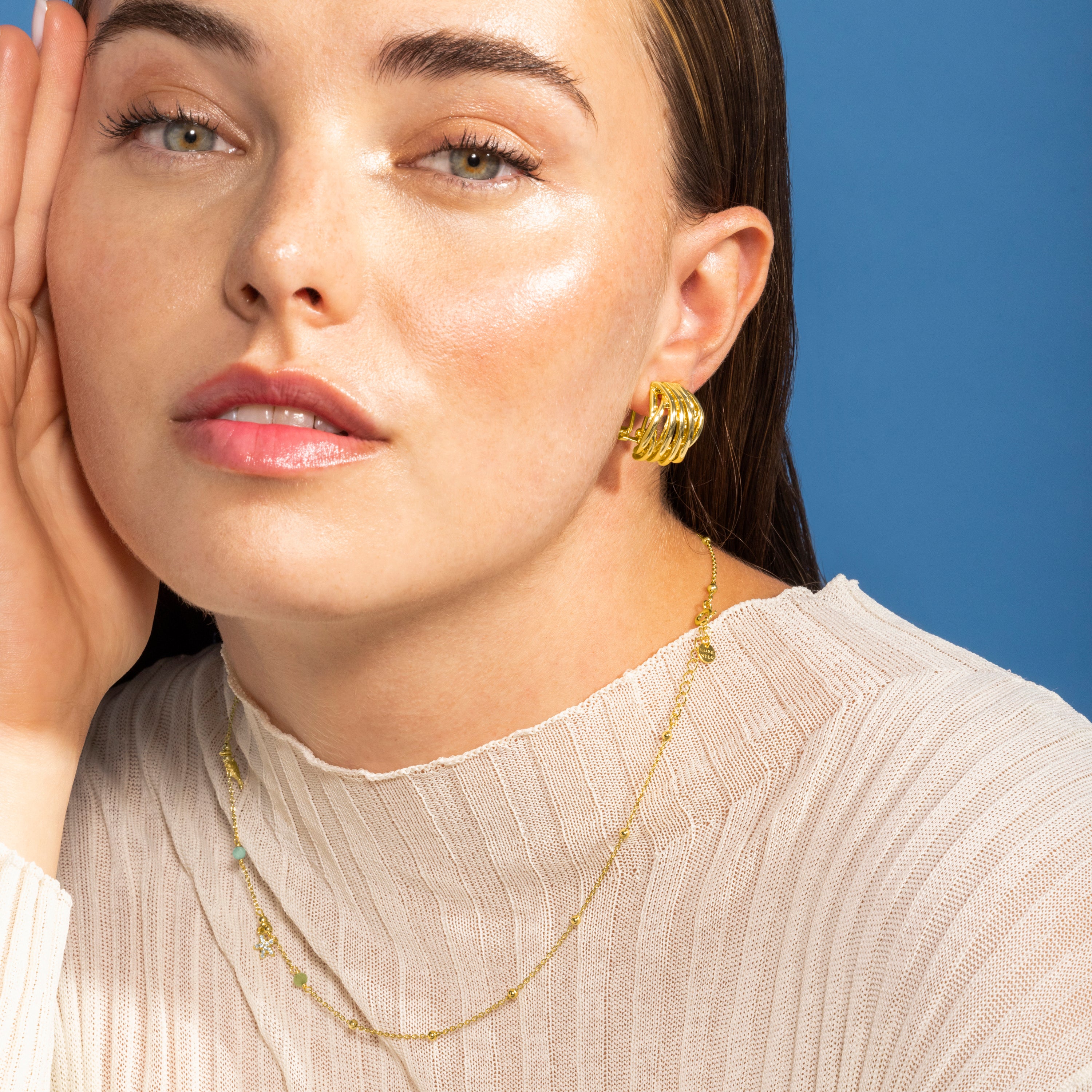 Orecchini finiti in oro giallo 18K - Goga