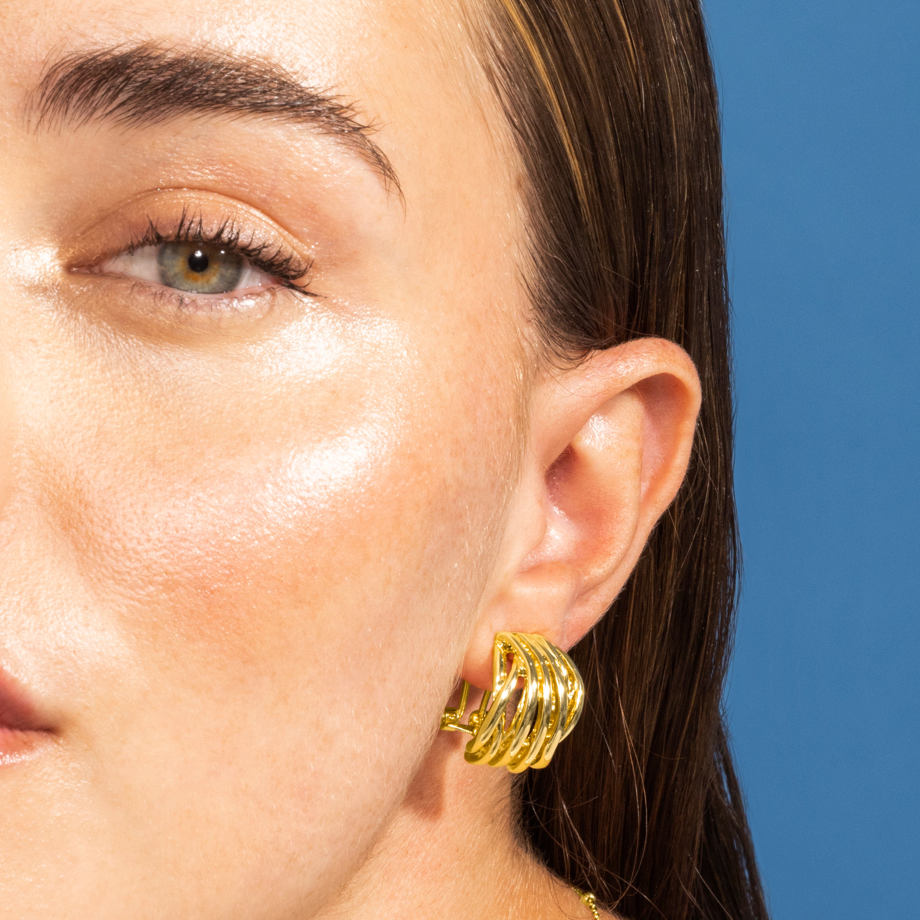 Orecchini finiti in oro giallo 18K - Goga