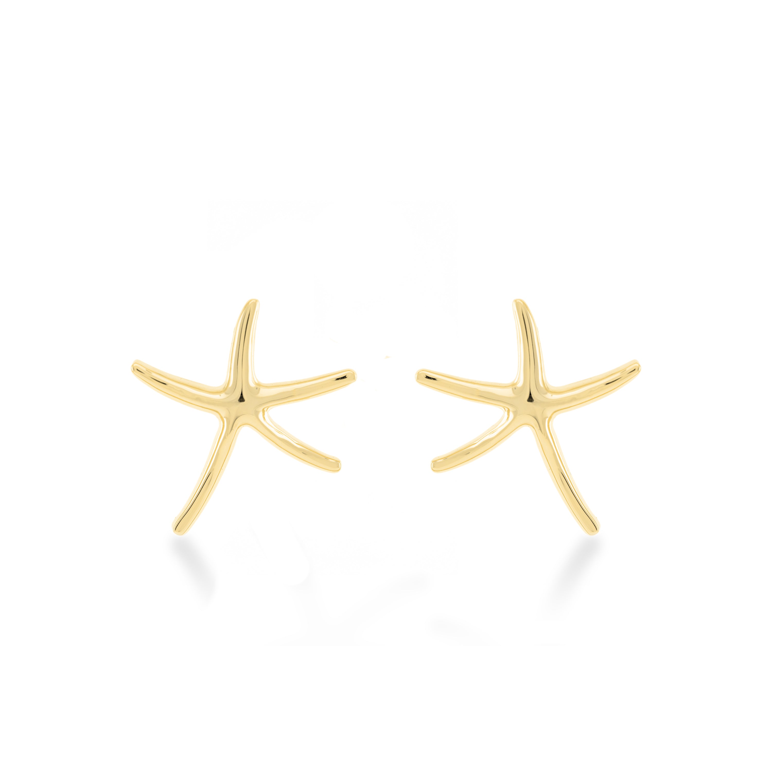 Boucles d'oreilles finition or jaune 18K - Amiri