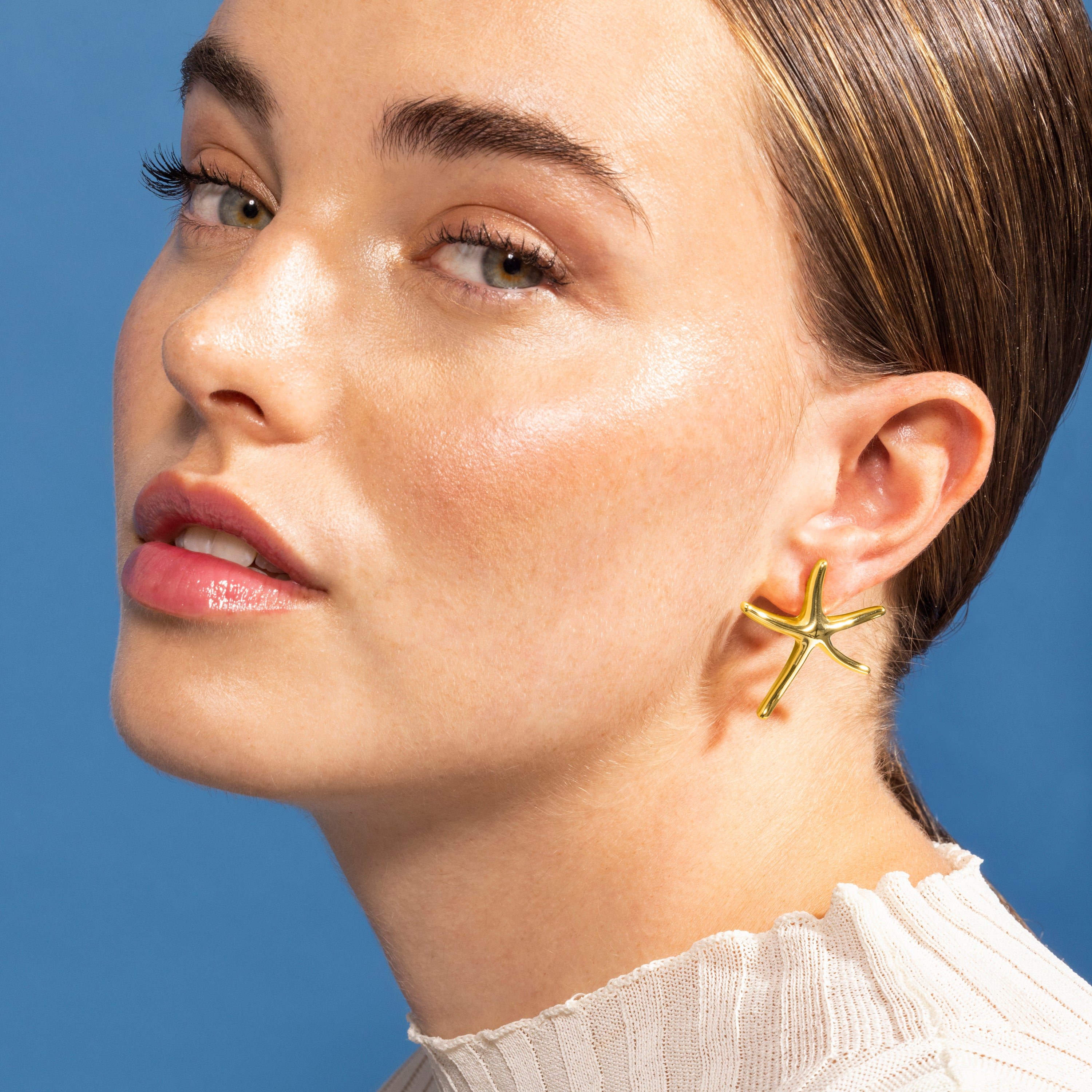 Orecchini finiti in oro giallo 18K - Amiri