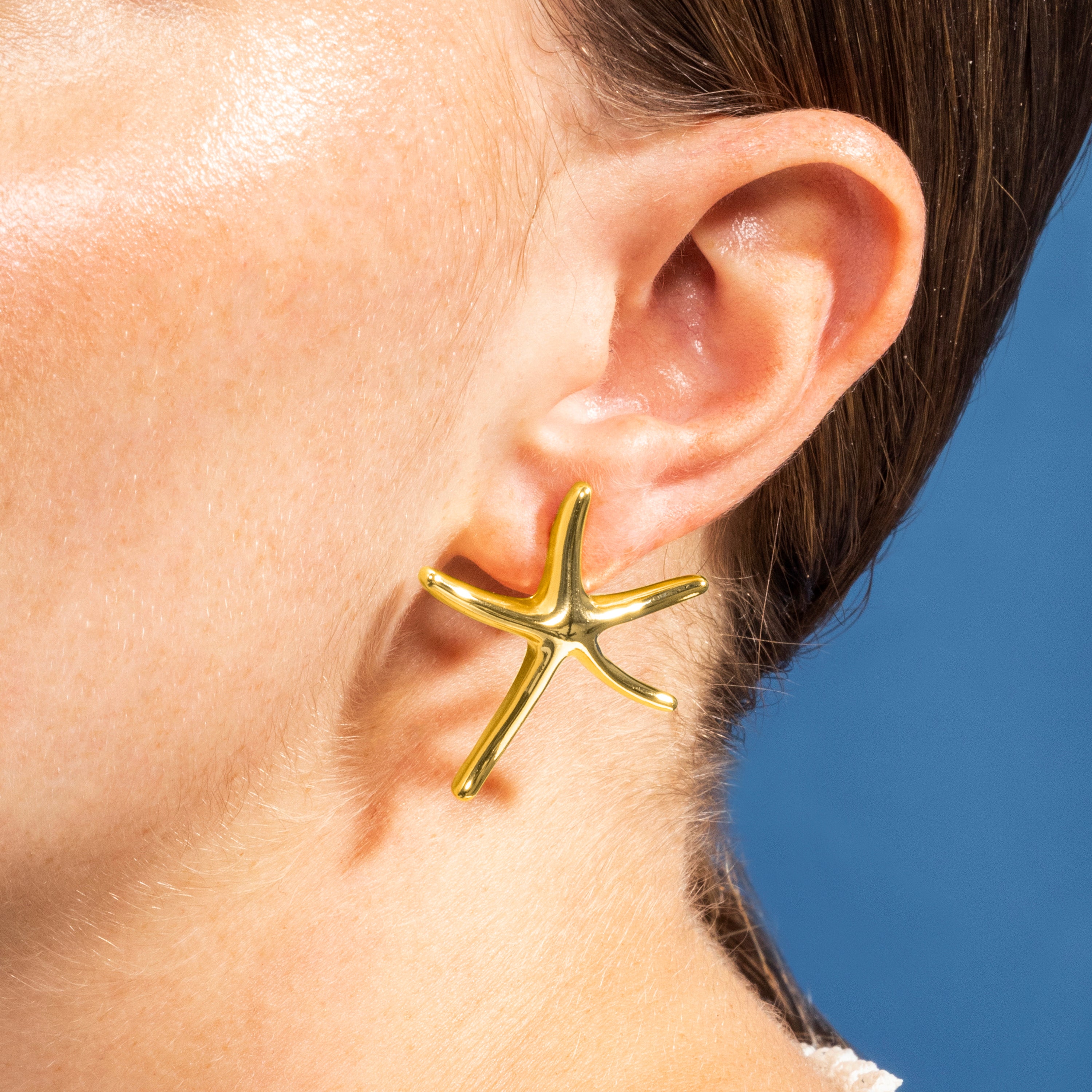 Orecchini finiti in oro giallo 18K - Amiri