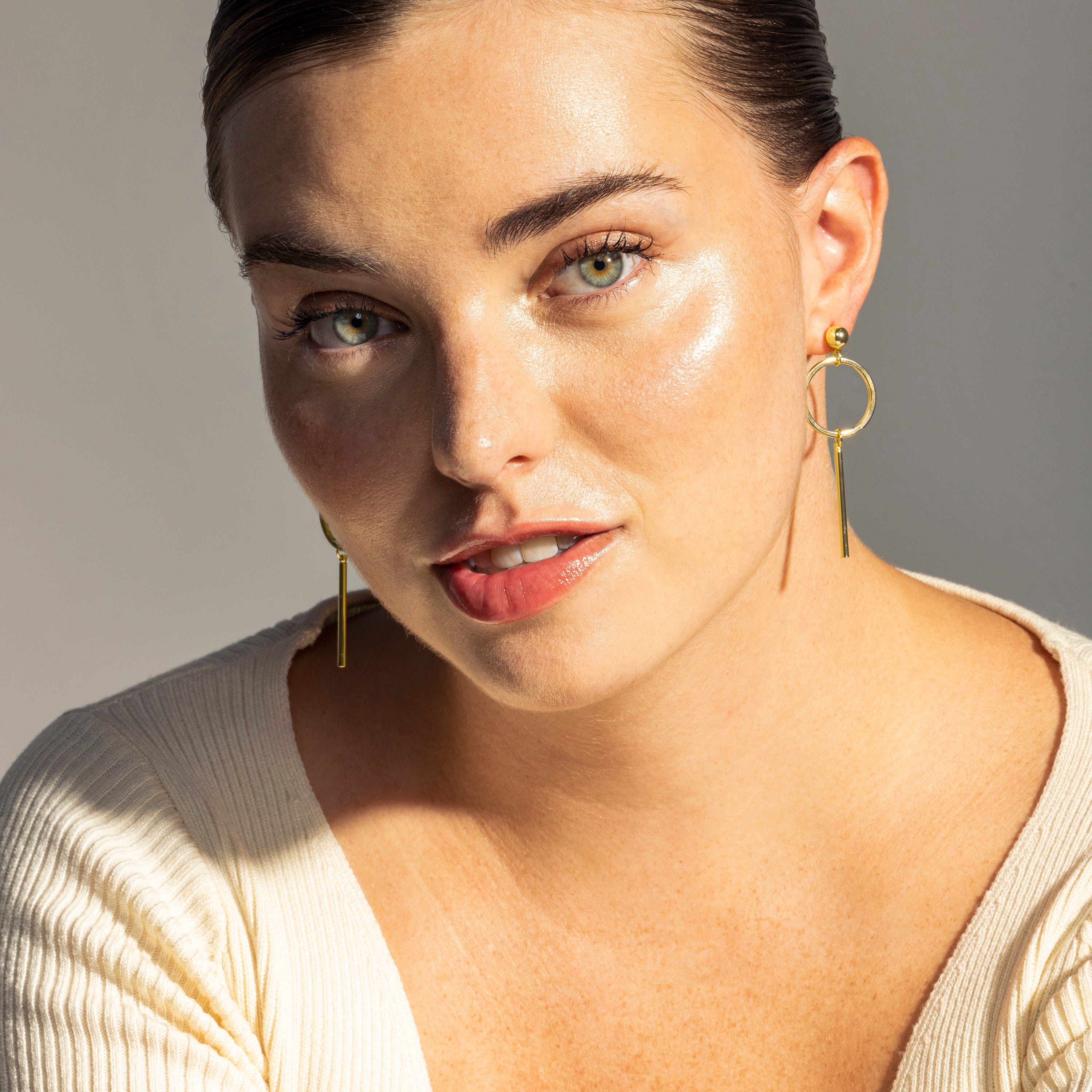 Boucles d'oreilles finition or jaune 18K - Coion