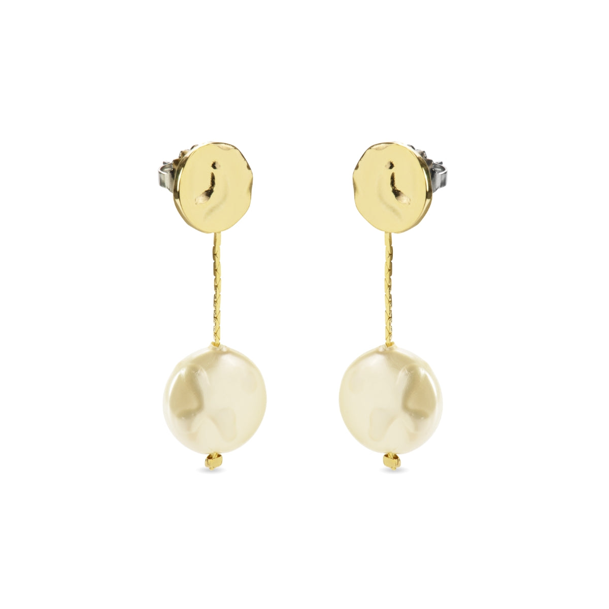 Vidthas Earrings finished in 18 Kt Yellow Gold