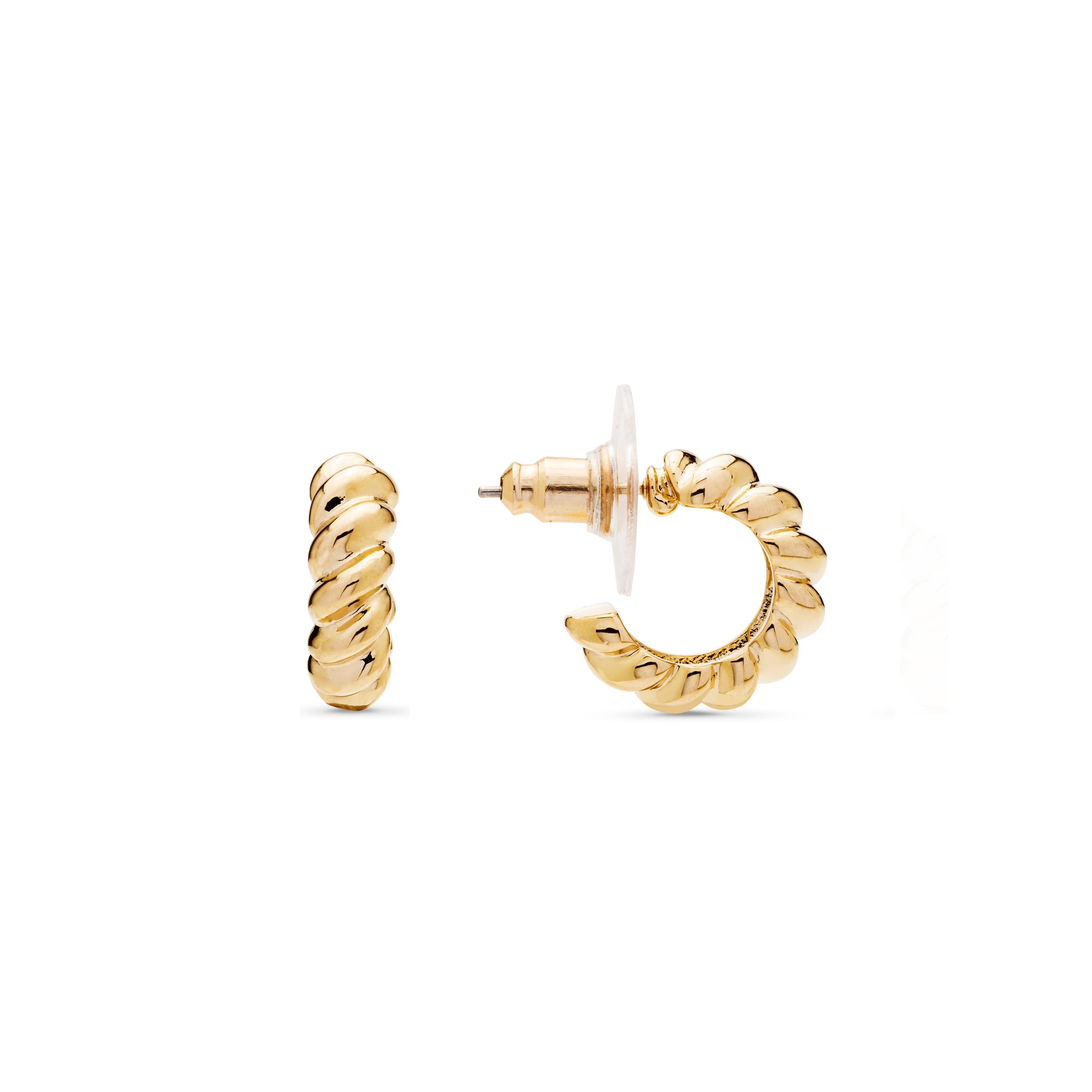 Pendientes acabados en oro jaune 18K - Tomven