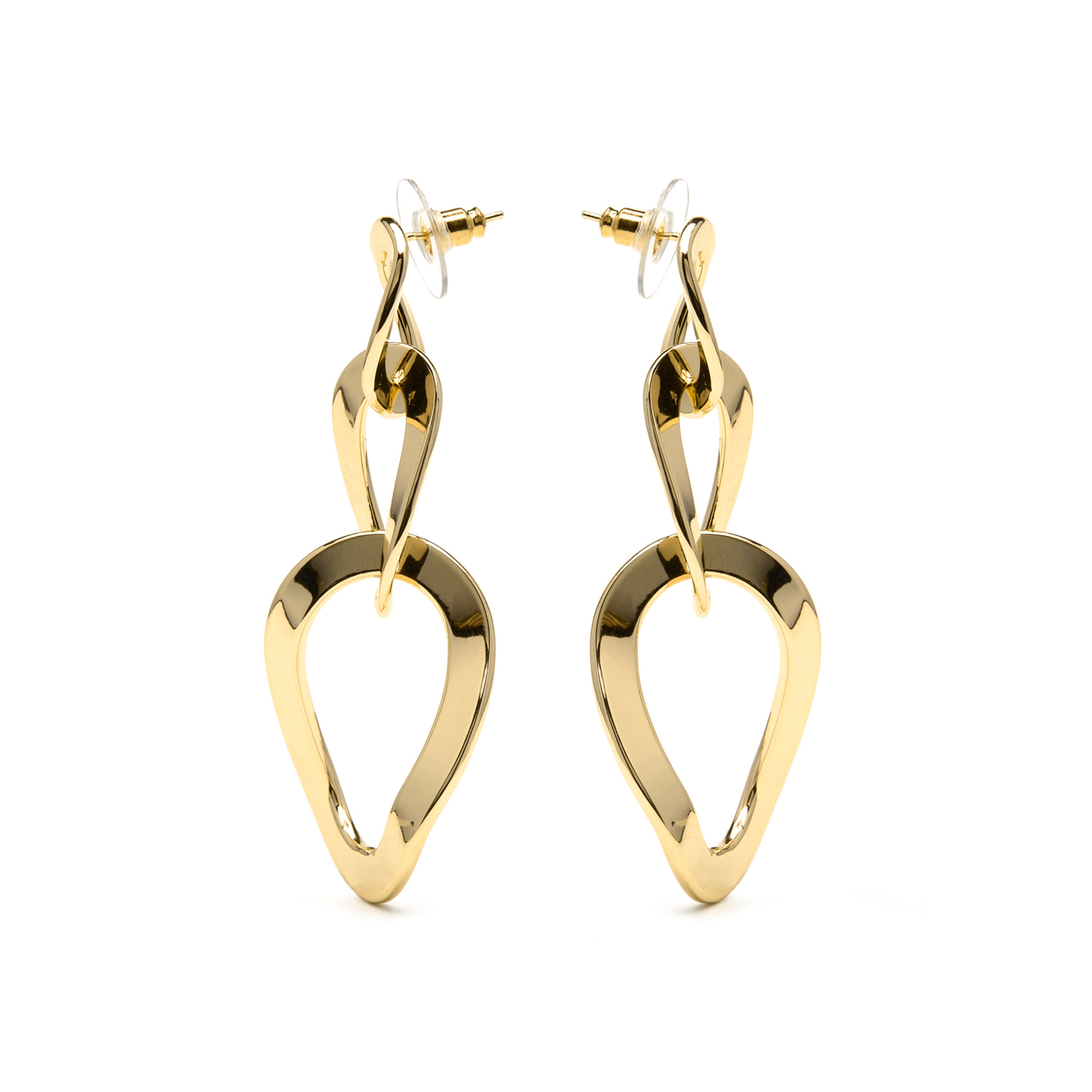 Boucles d'oreilles finition or jaune 18k - Saus