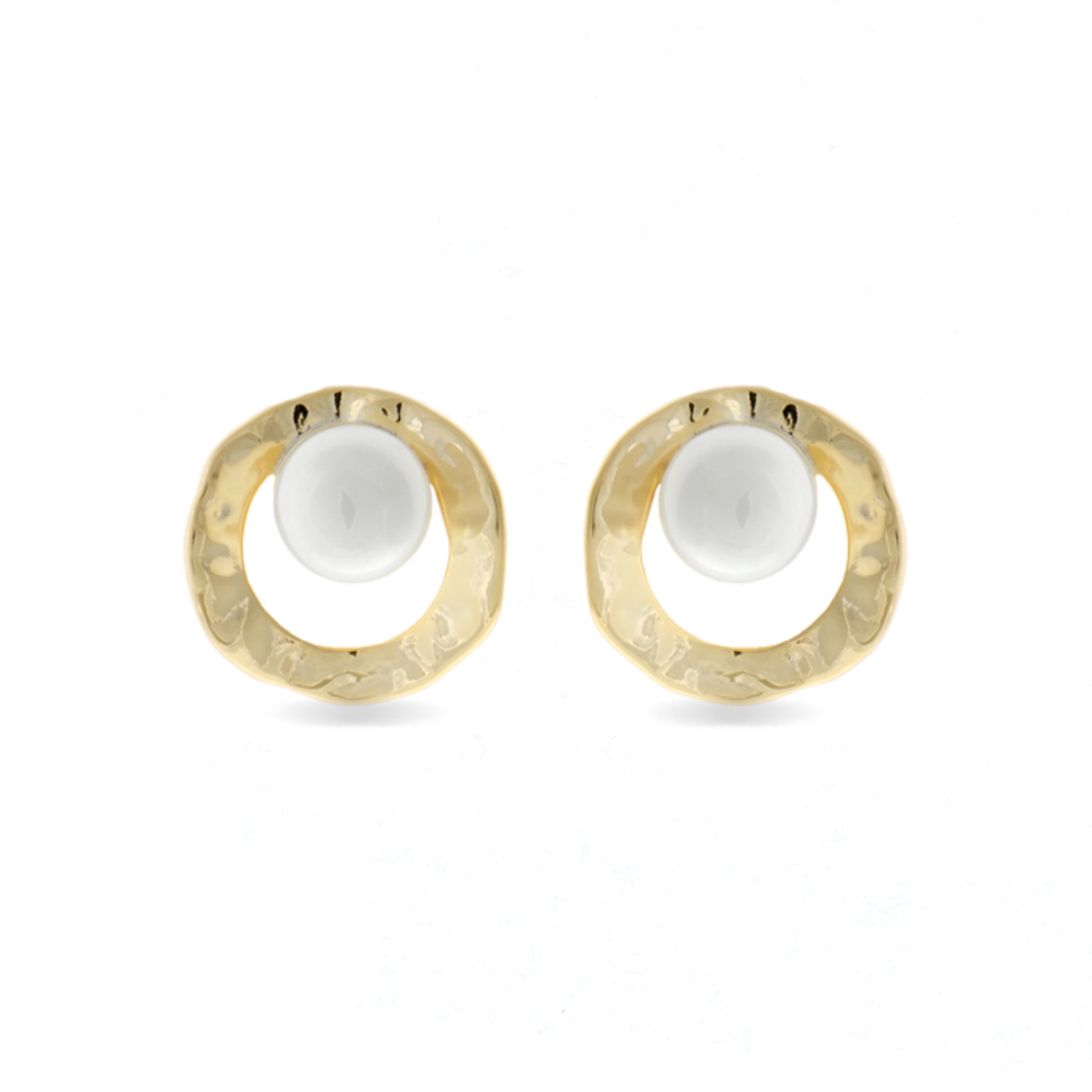 Boucles d'oreilles finition or jaune 18K - Jaya