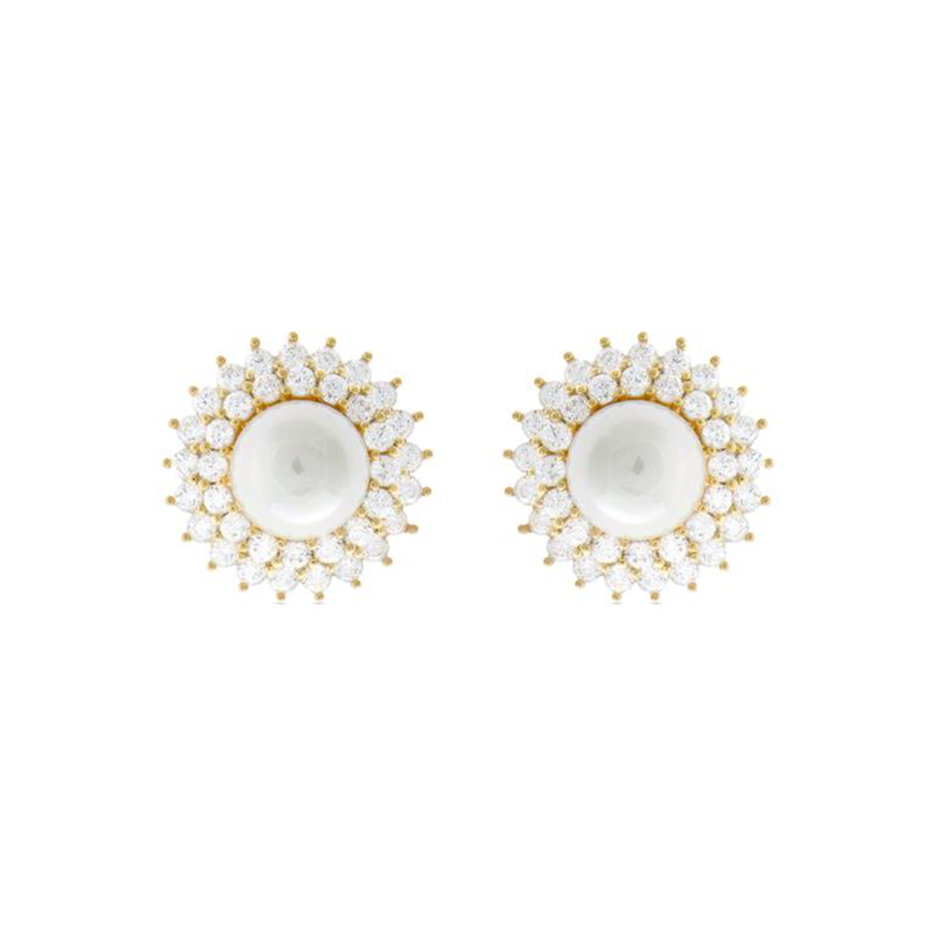 Earrings finished in 18K yellow gold - Kiver
