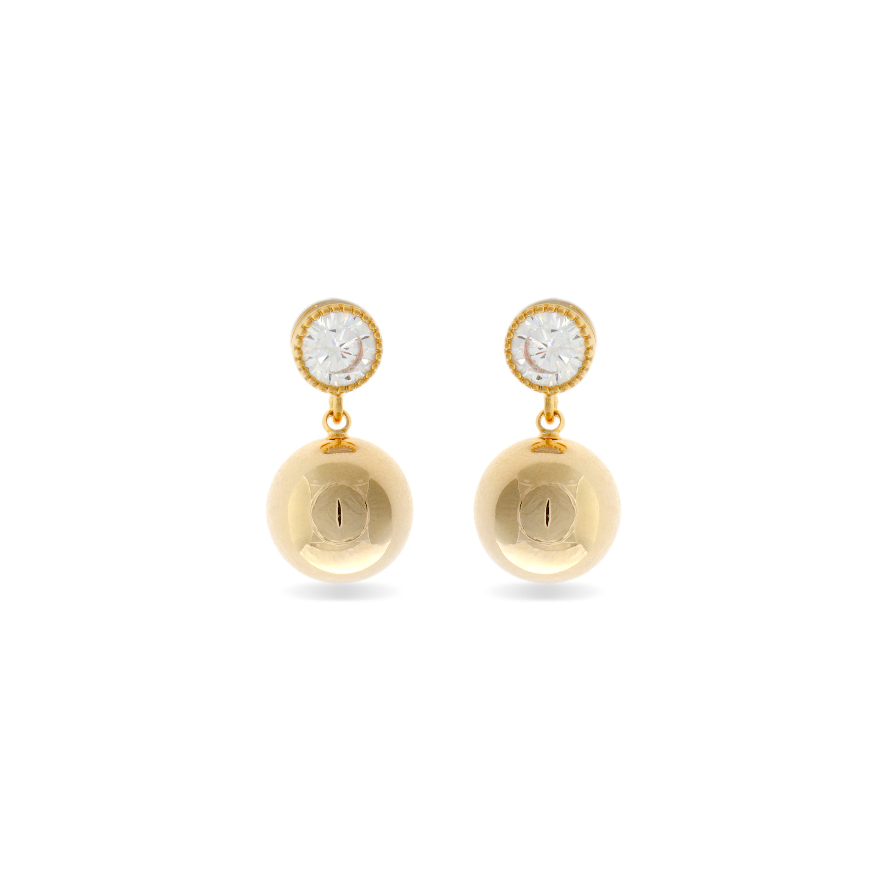 Ohrringe aus 18K Gelbgold - Dilza