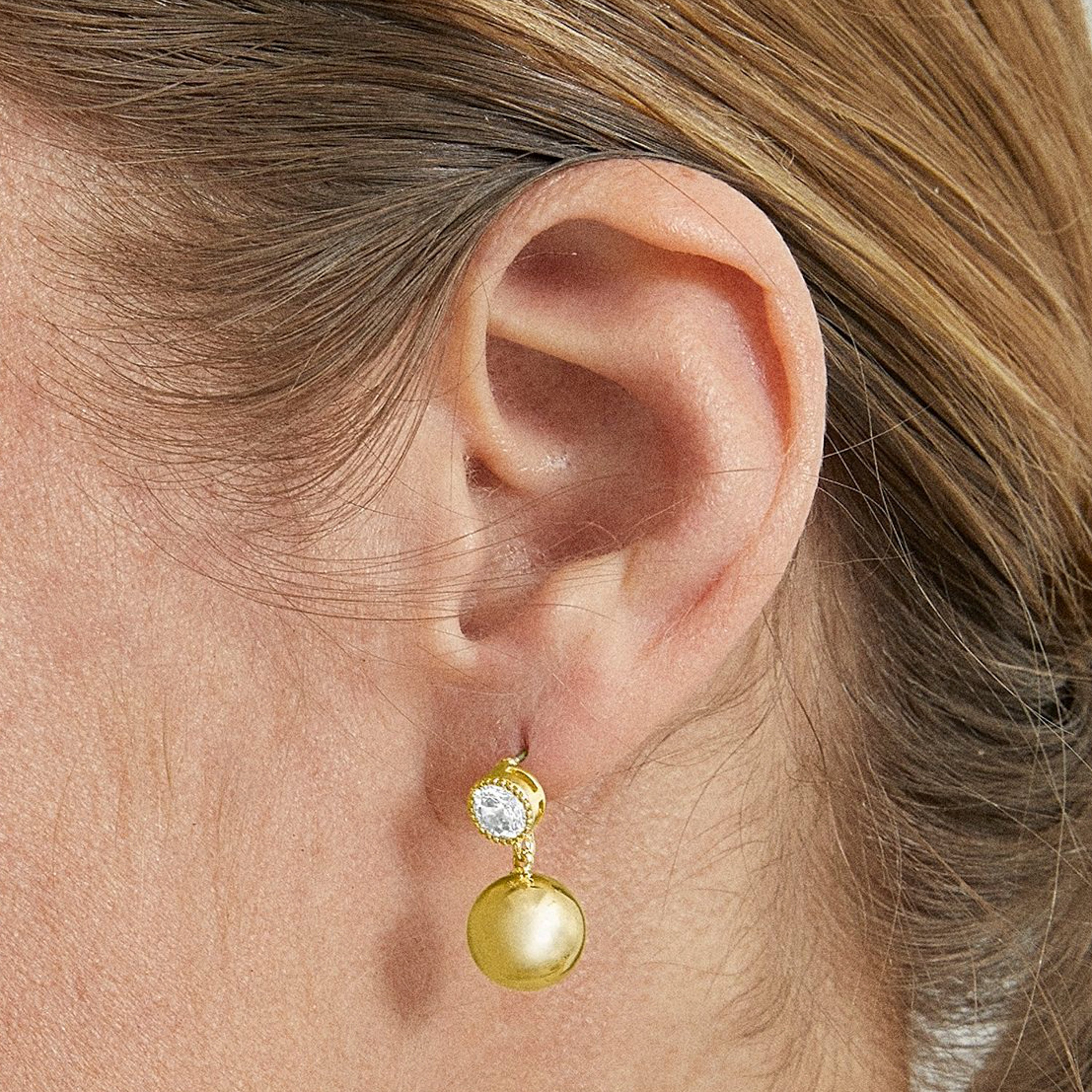 Ohrringe aus 18K Gelbgold - Dilza
