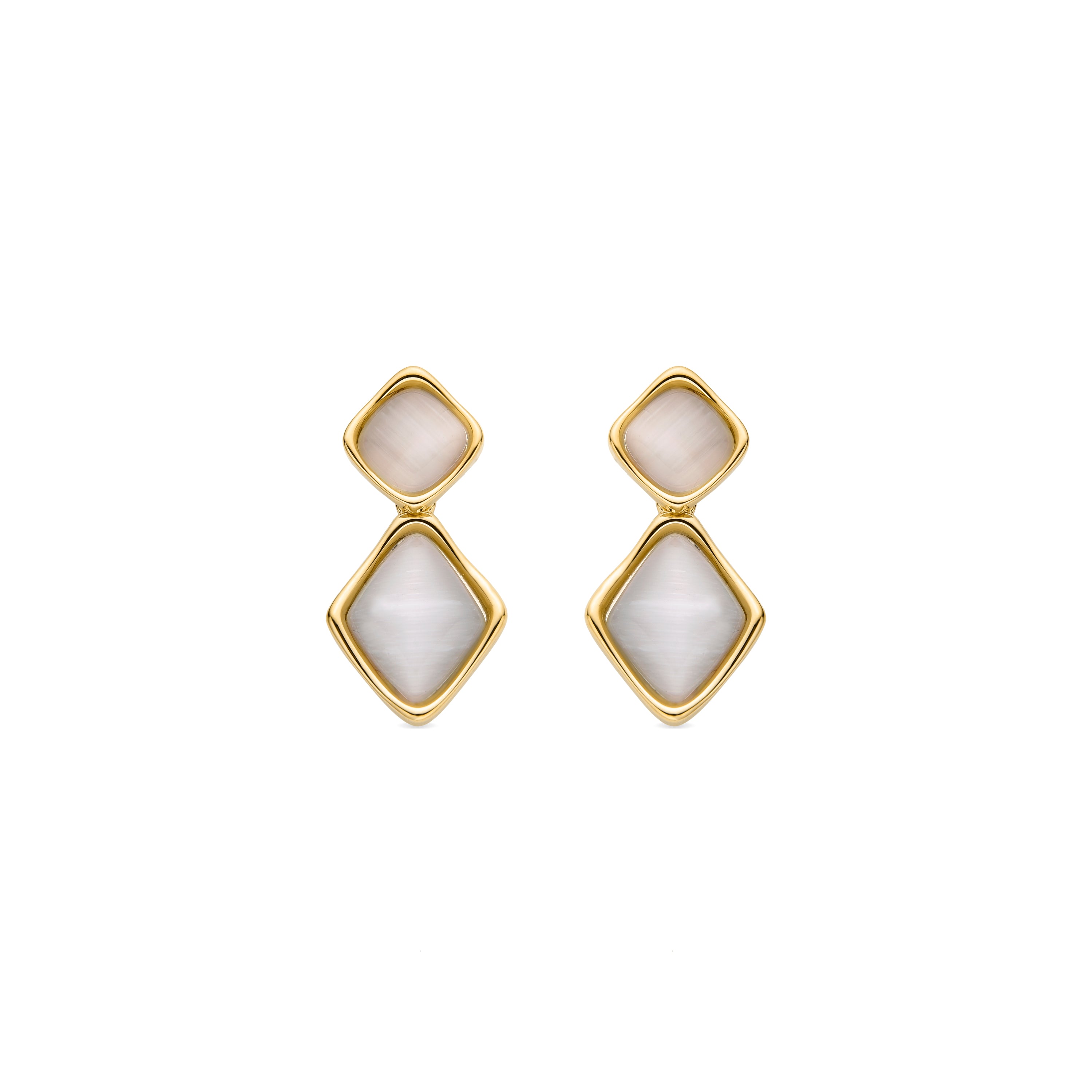 Boucles d'oreilles Zahere en or jaune 18 carats