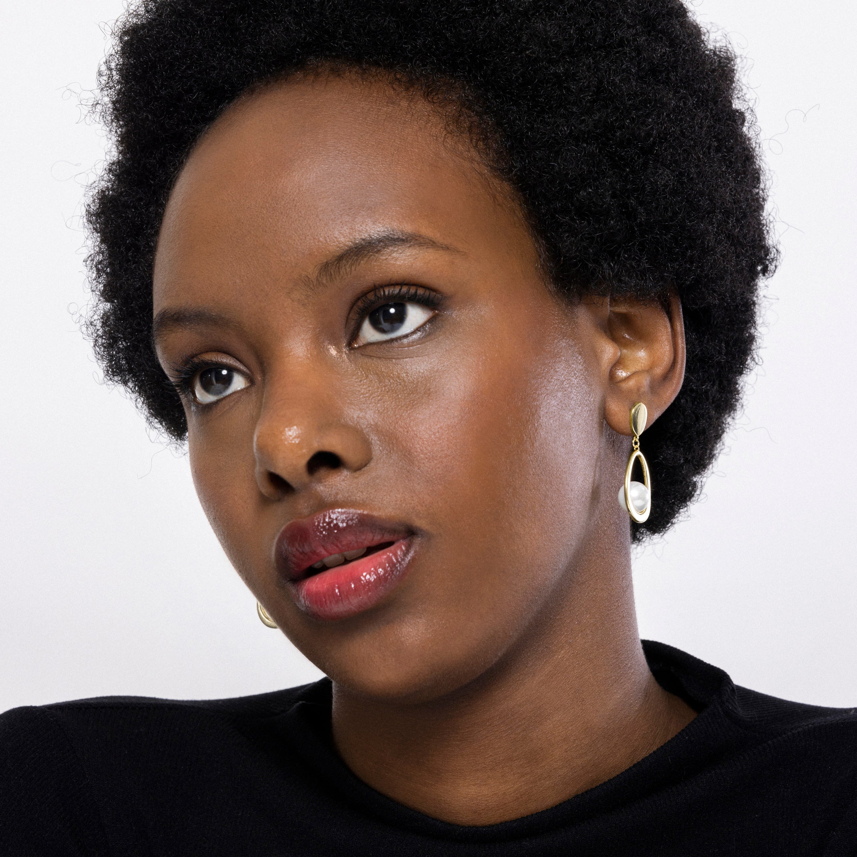 Boucles d'oreilles finition or jaune 18K - Mayla