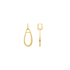 Earrings finished in 18K yellow gold - Salsah