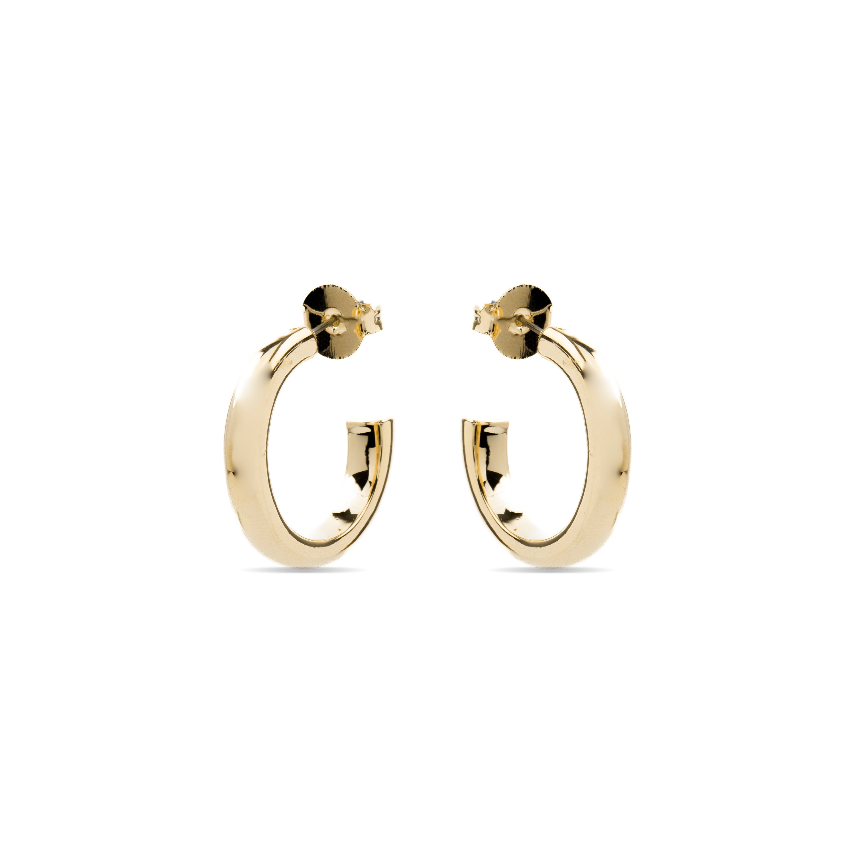 Pendientes de 25mm de diámetro acabado Oro Amarillo de 18k - Difie
