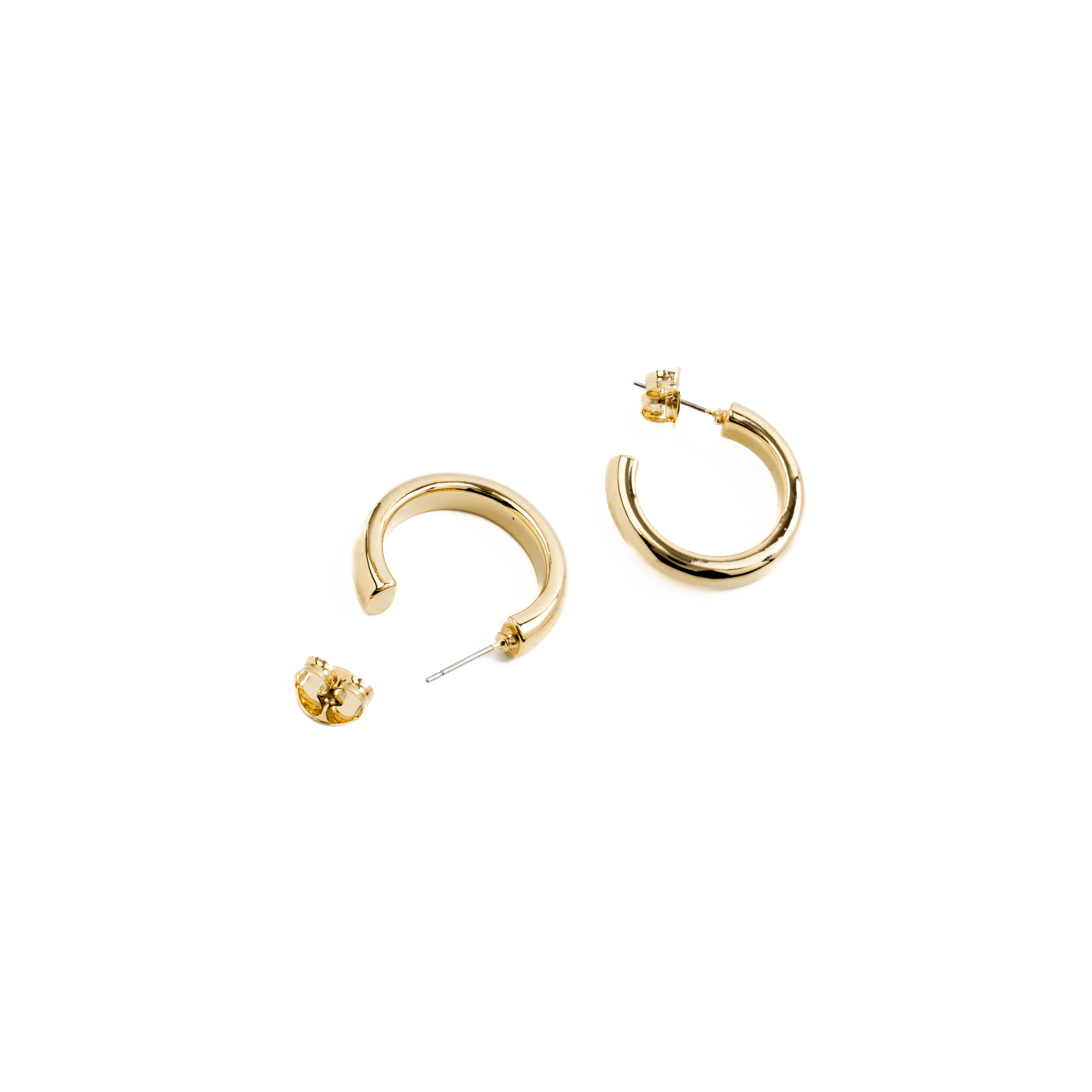 Pendientes de 25mm de diámetro acabado Oro Amarillo de 18k - Difie