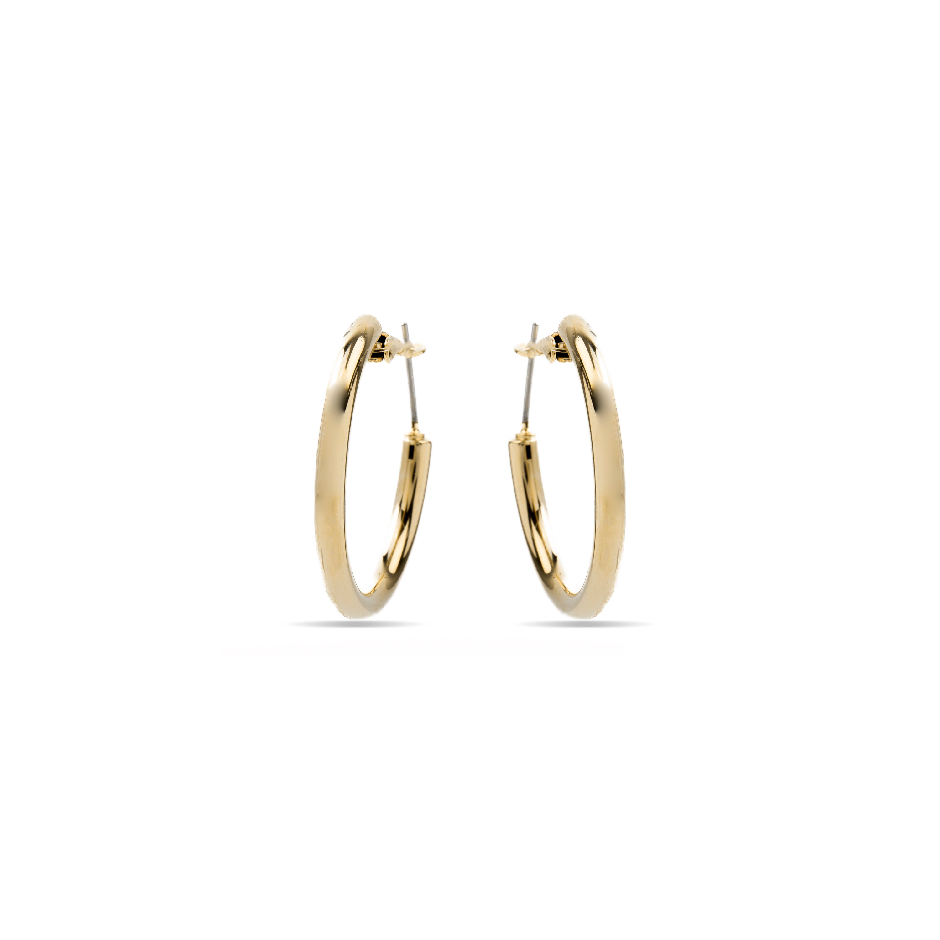 Pendientes de 30mm de diámetro acabado Oro Amarillo de 18k - Sadro
