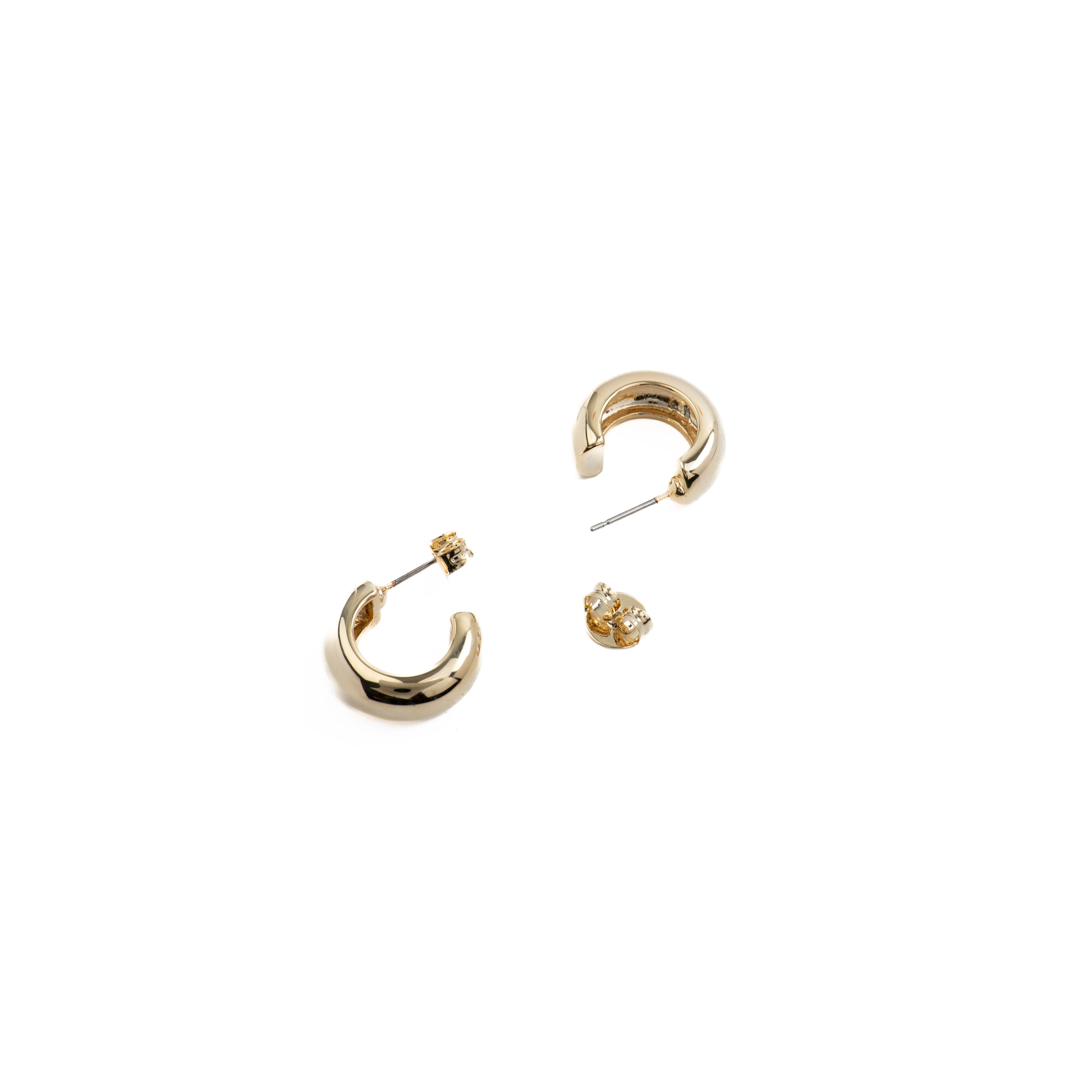 Pendientes de 18,5mm de diámetro acabado Oro Amarillo 18K - Dalra
