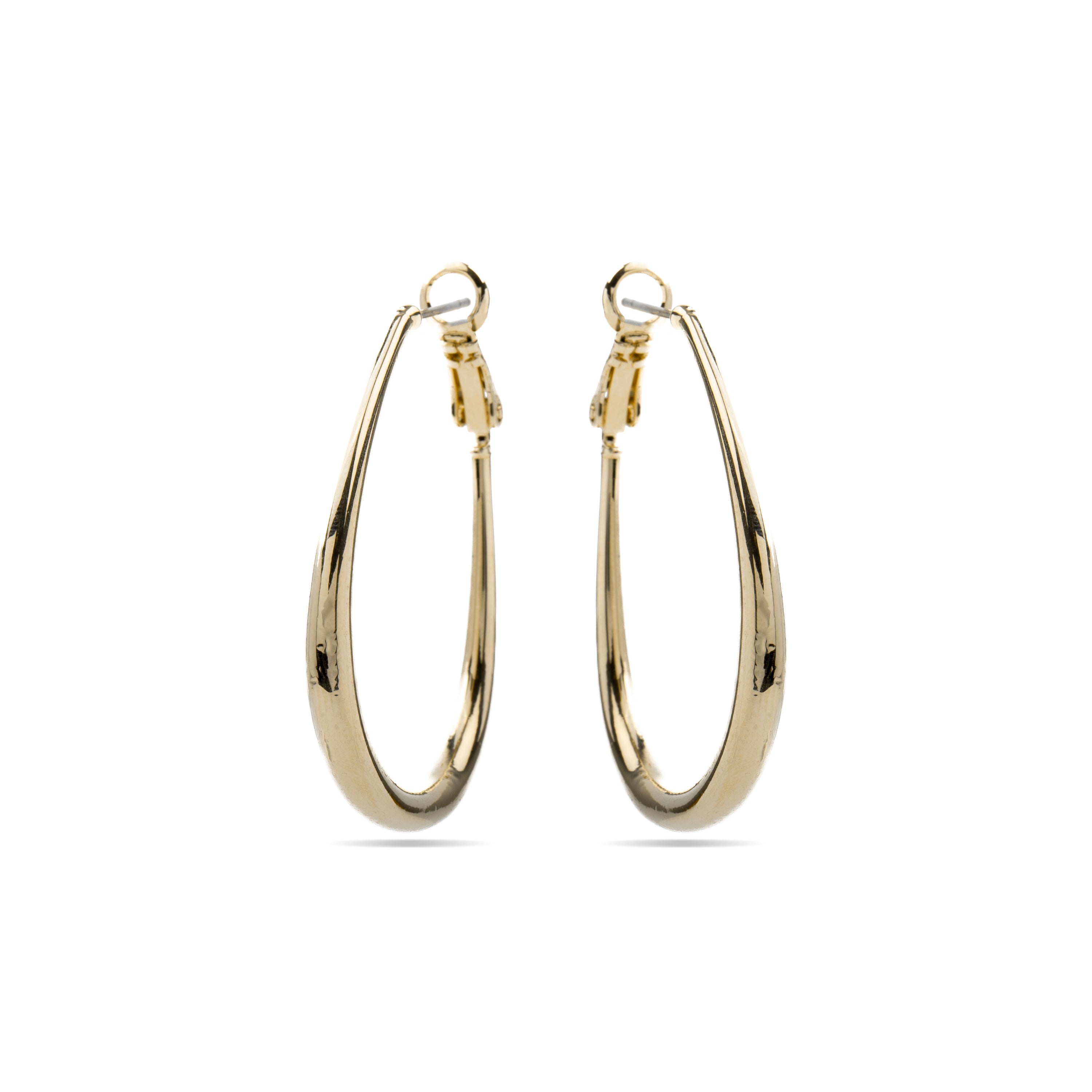 Pendientes de 47mm de diámetro acabado Oro Amarillo 18K - Axeir