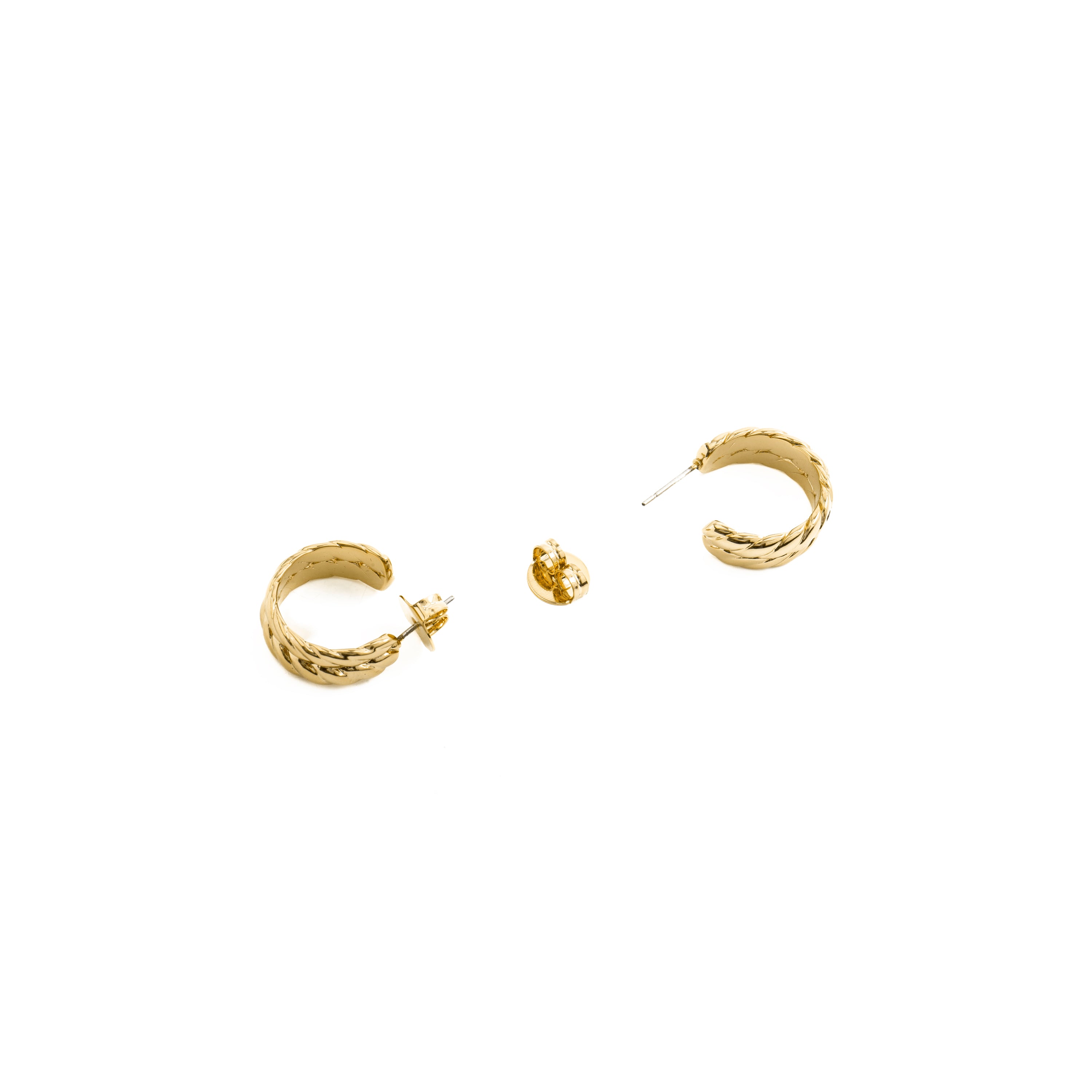 Orecchini di 19,5mm di diametro finitura Oro Giallo 18K - Thety