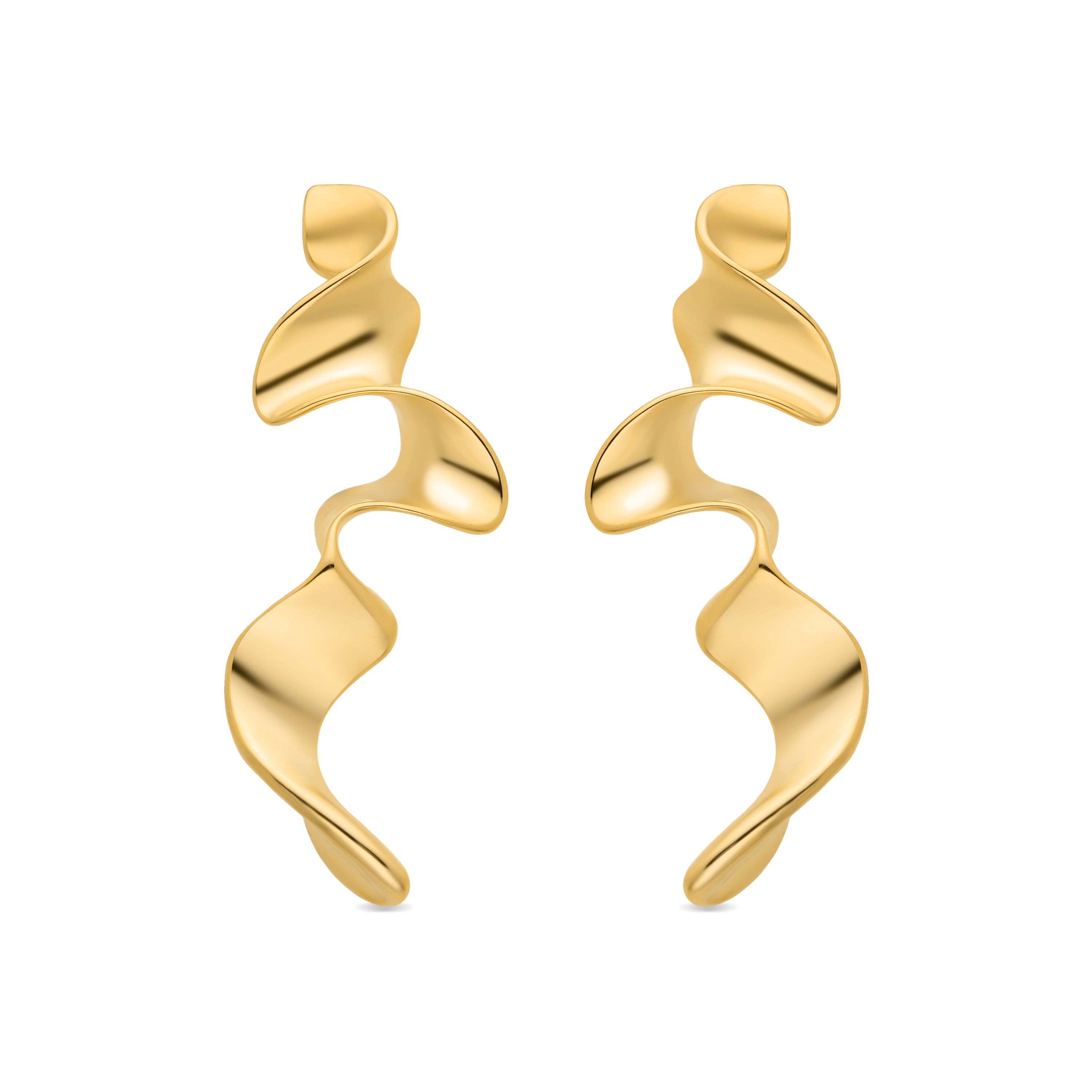Ohrringe 18k Gold-Finish - Triyie