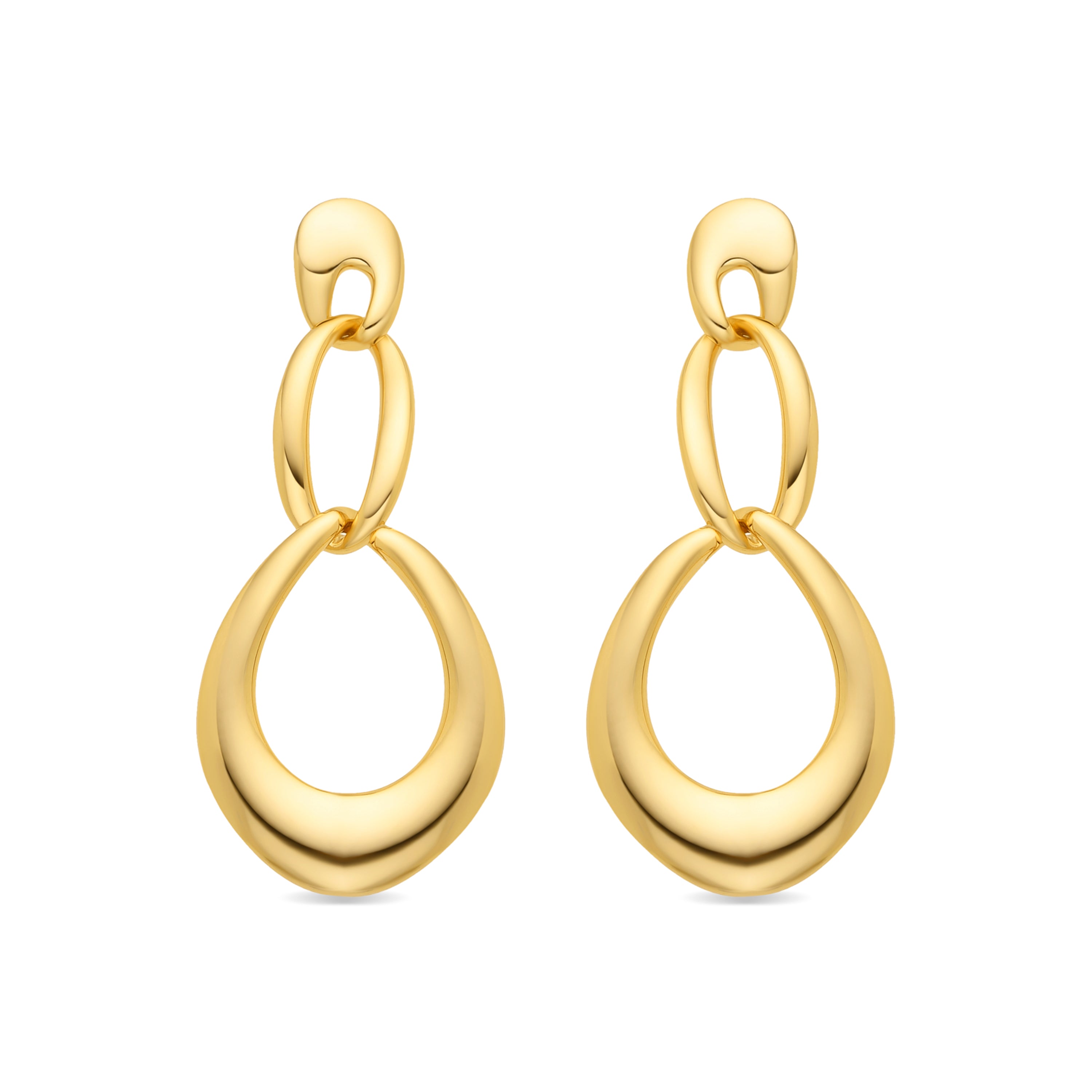 Pendientes Saimil acabado oro 18k